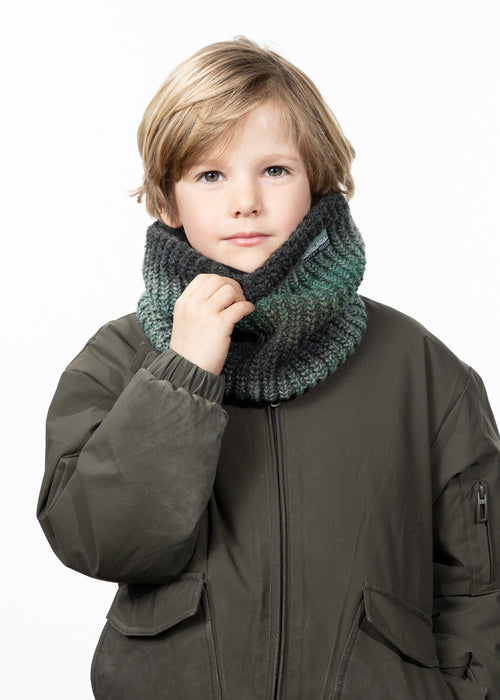 Kids Annag Col bottle green - Front