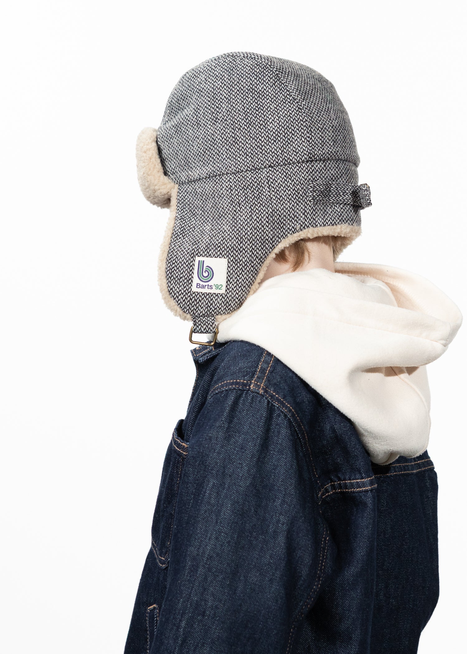 Kids Sugspi Bomber heather grey - Back