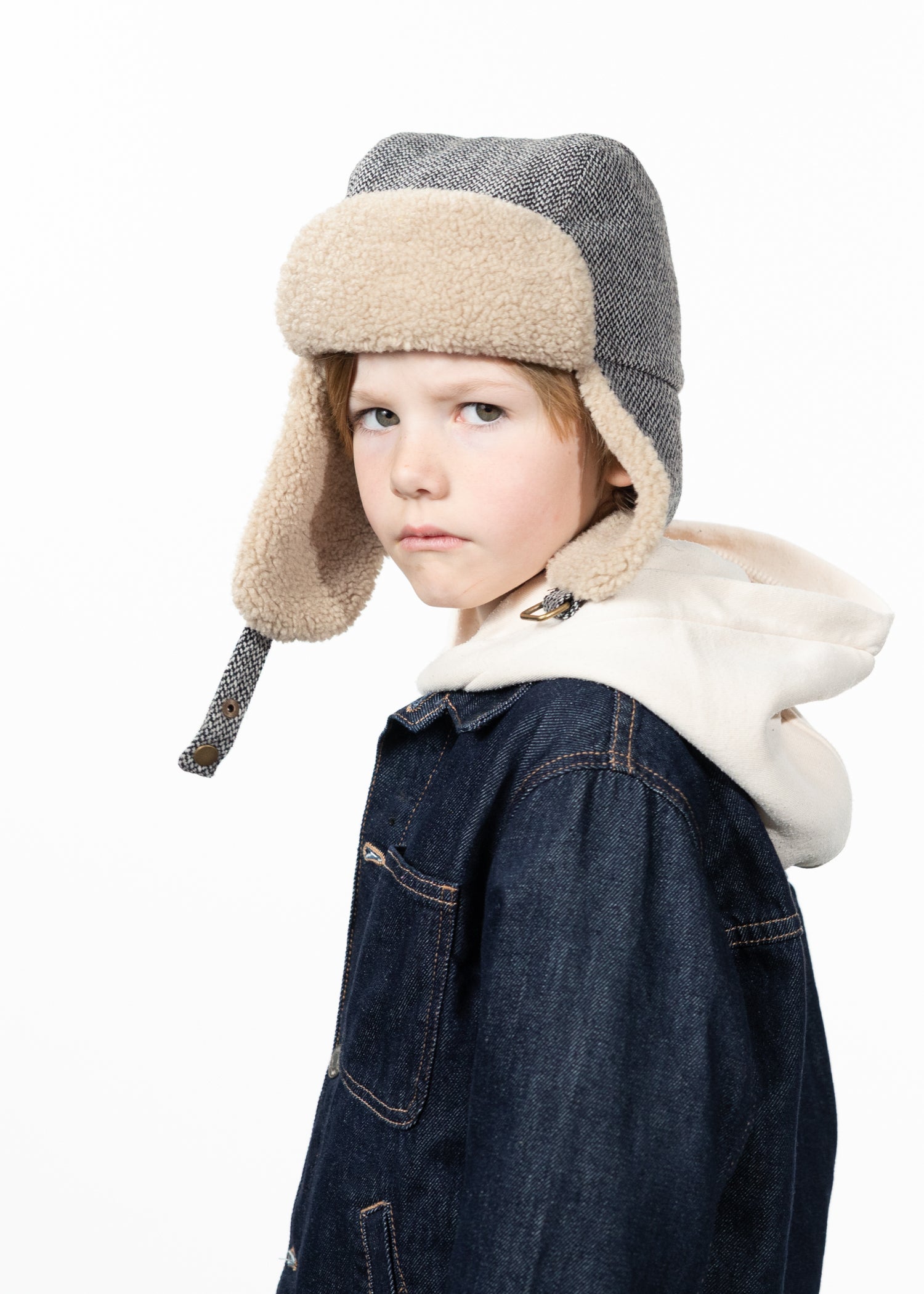 Kids Sugspi Bomber heather grey - Front