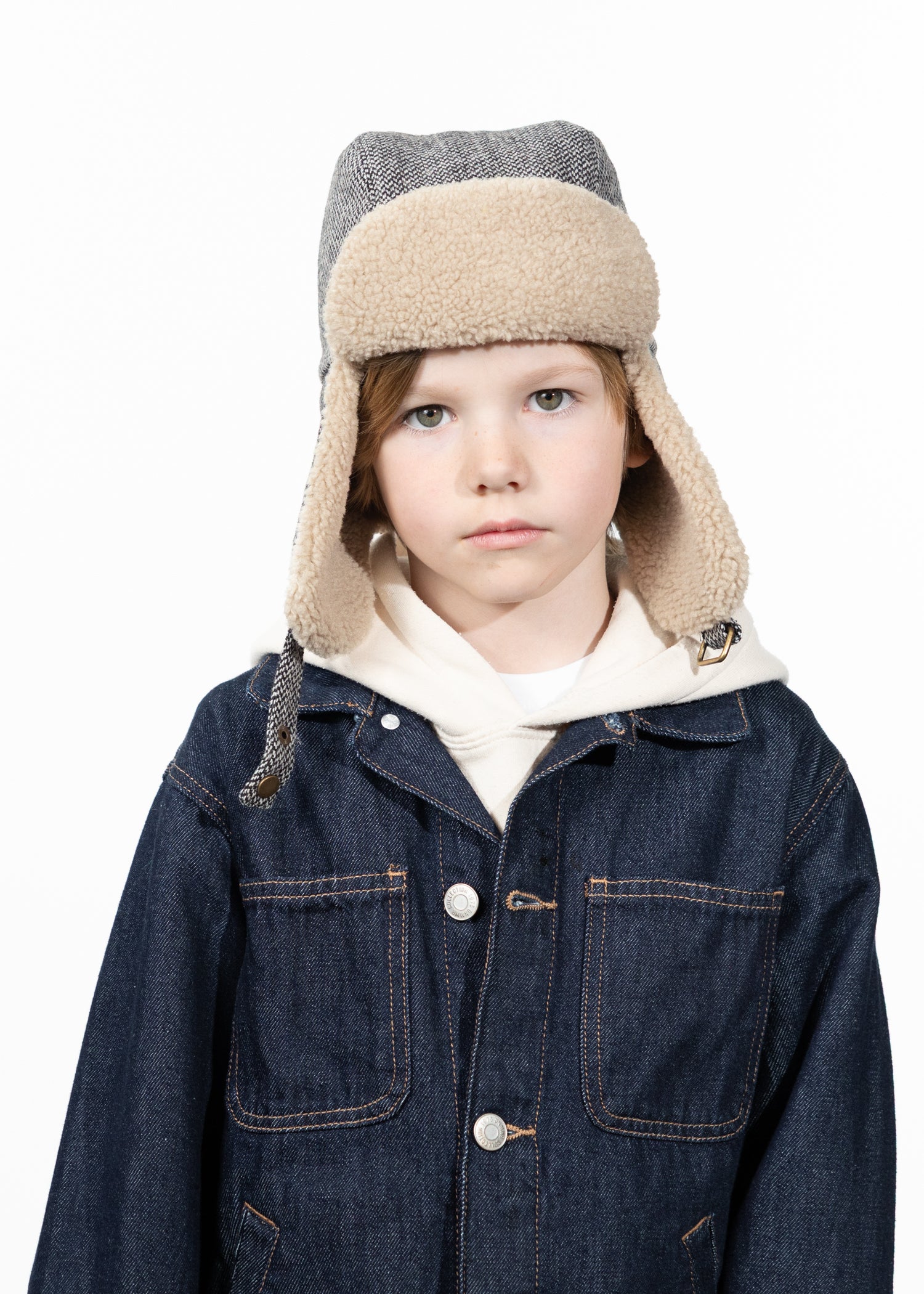 Kids Sugspi Bomber heather grey - Front
