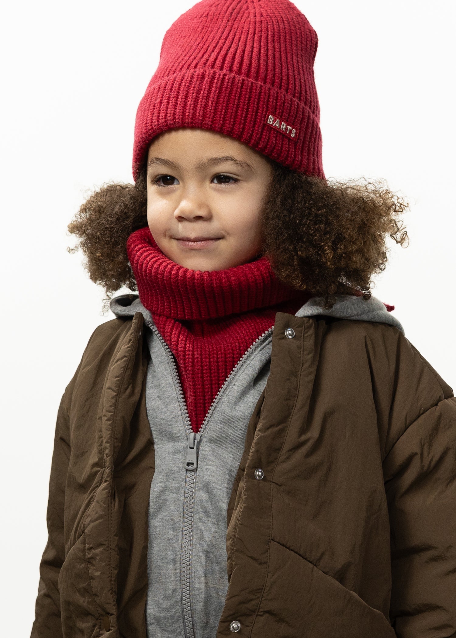 Kids Sengay Beanie red - Side