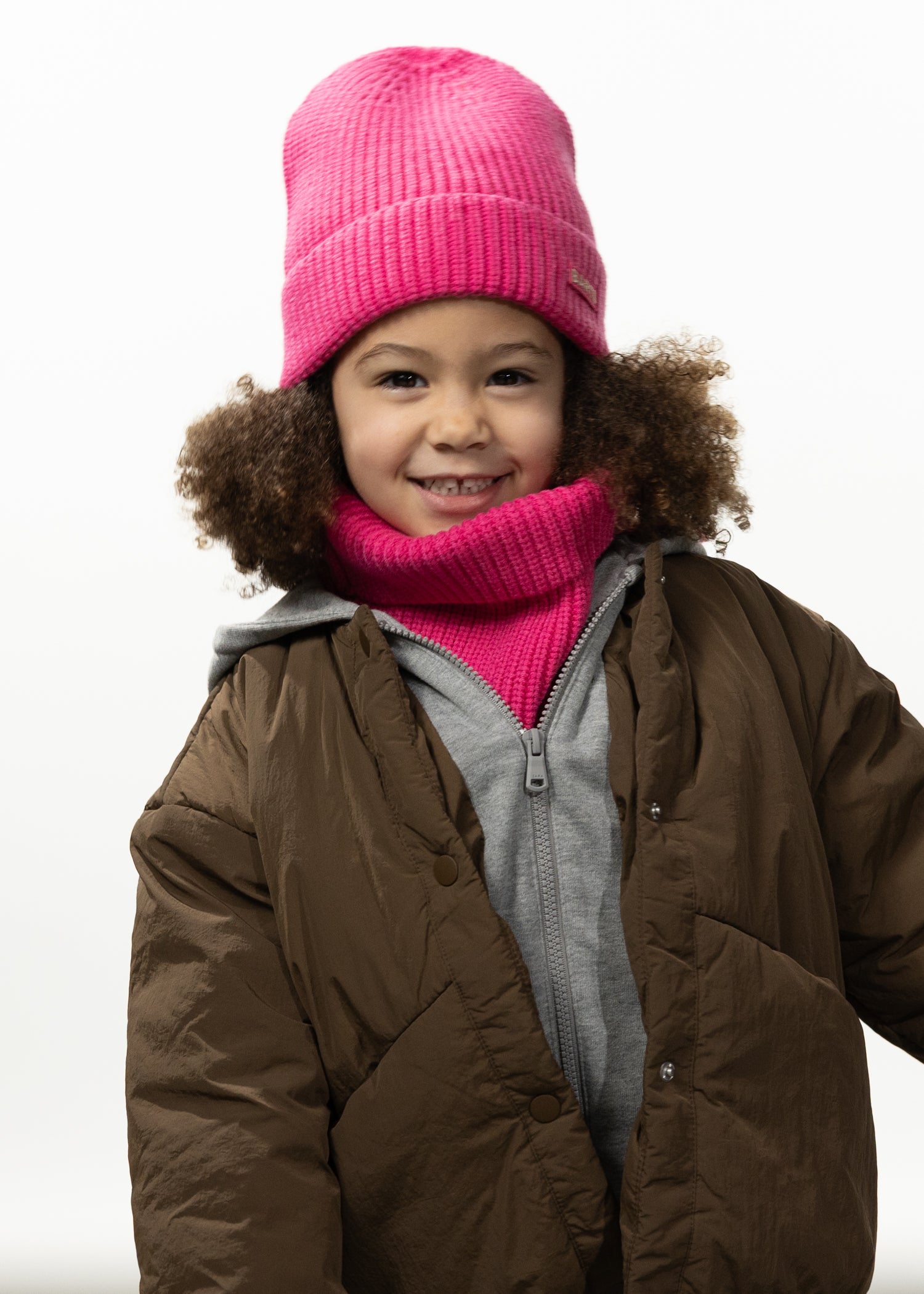 Kids Sengay Beanie fuchsia - Front