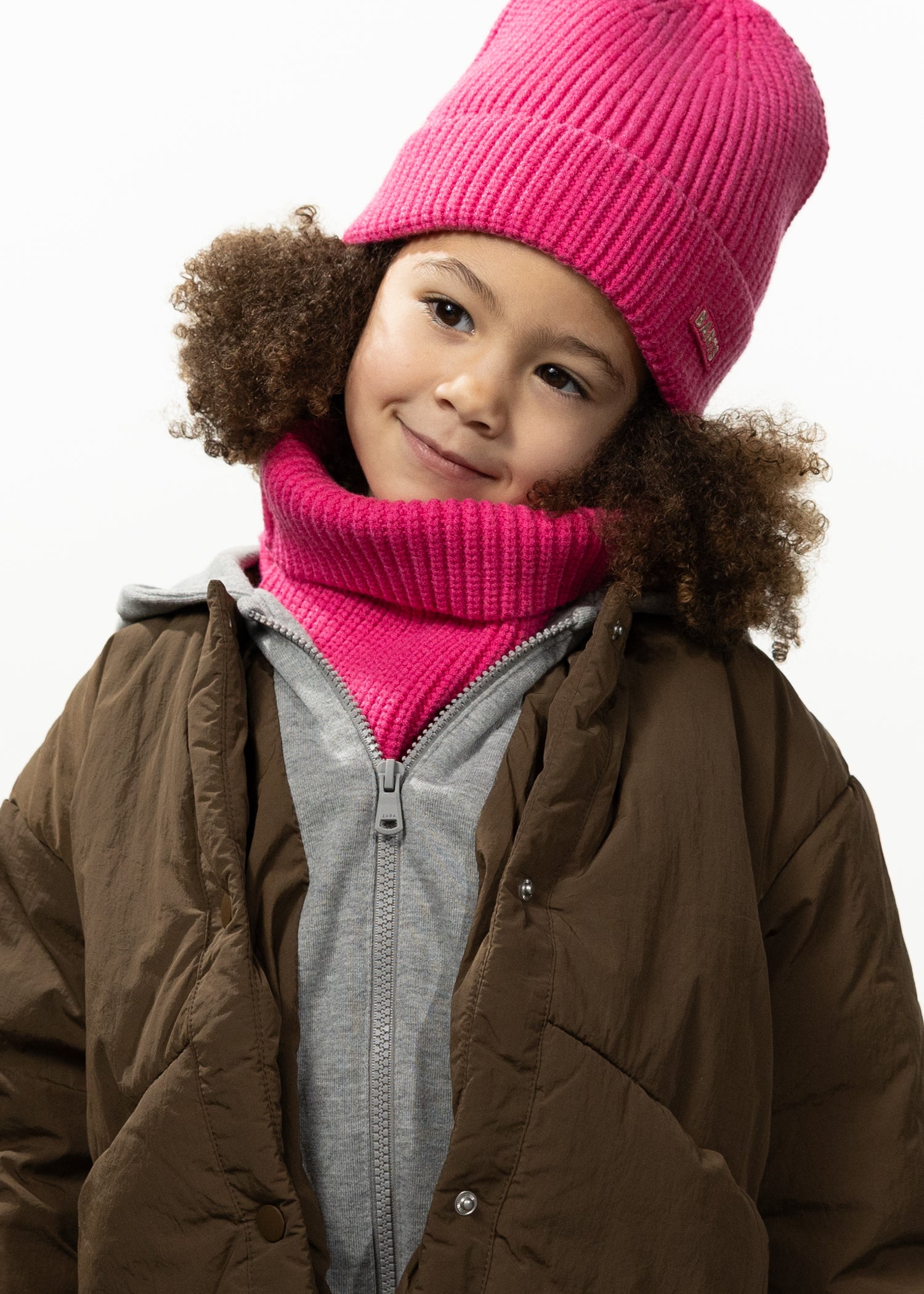 Kids Sengay Beanie fuchsia - Front