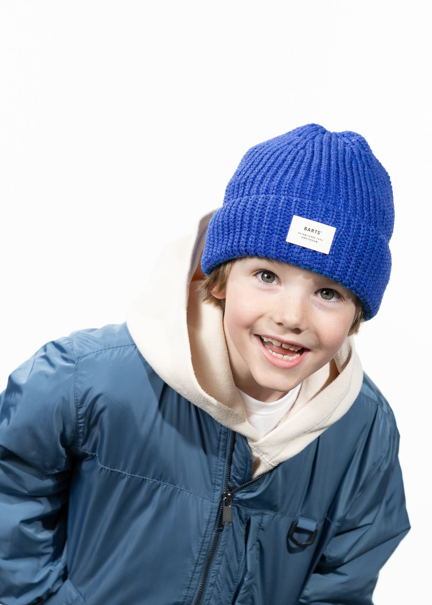 Kids Zerman Beanie cobalt - Front