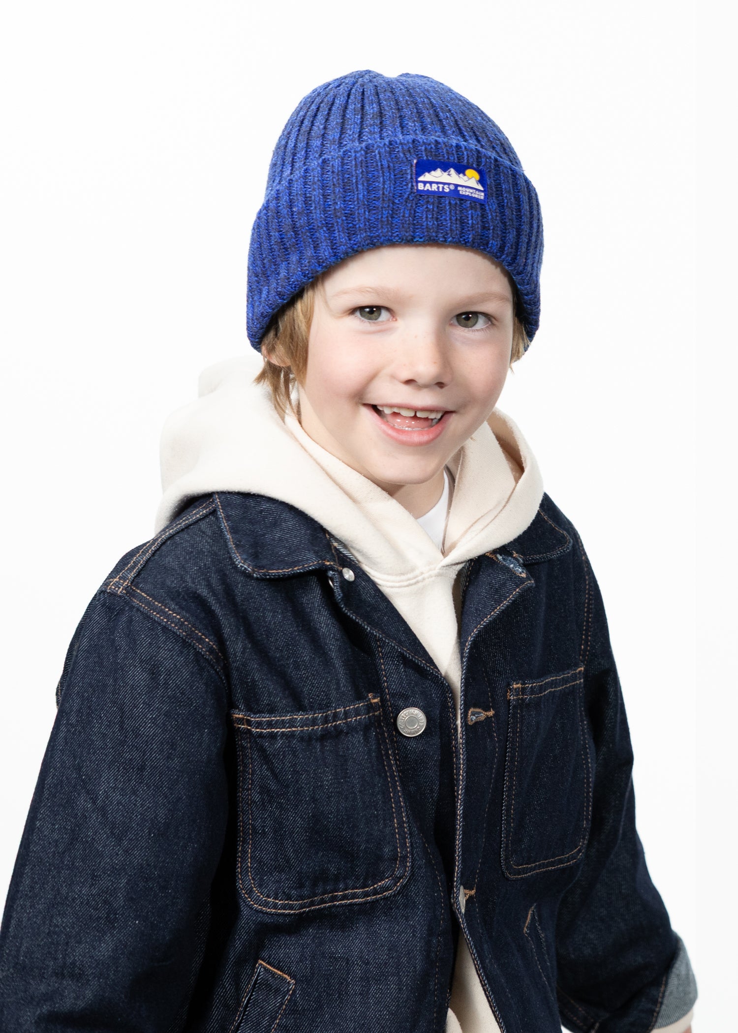 Kids Leveau Beanie navy - Front