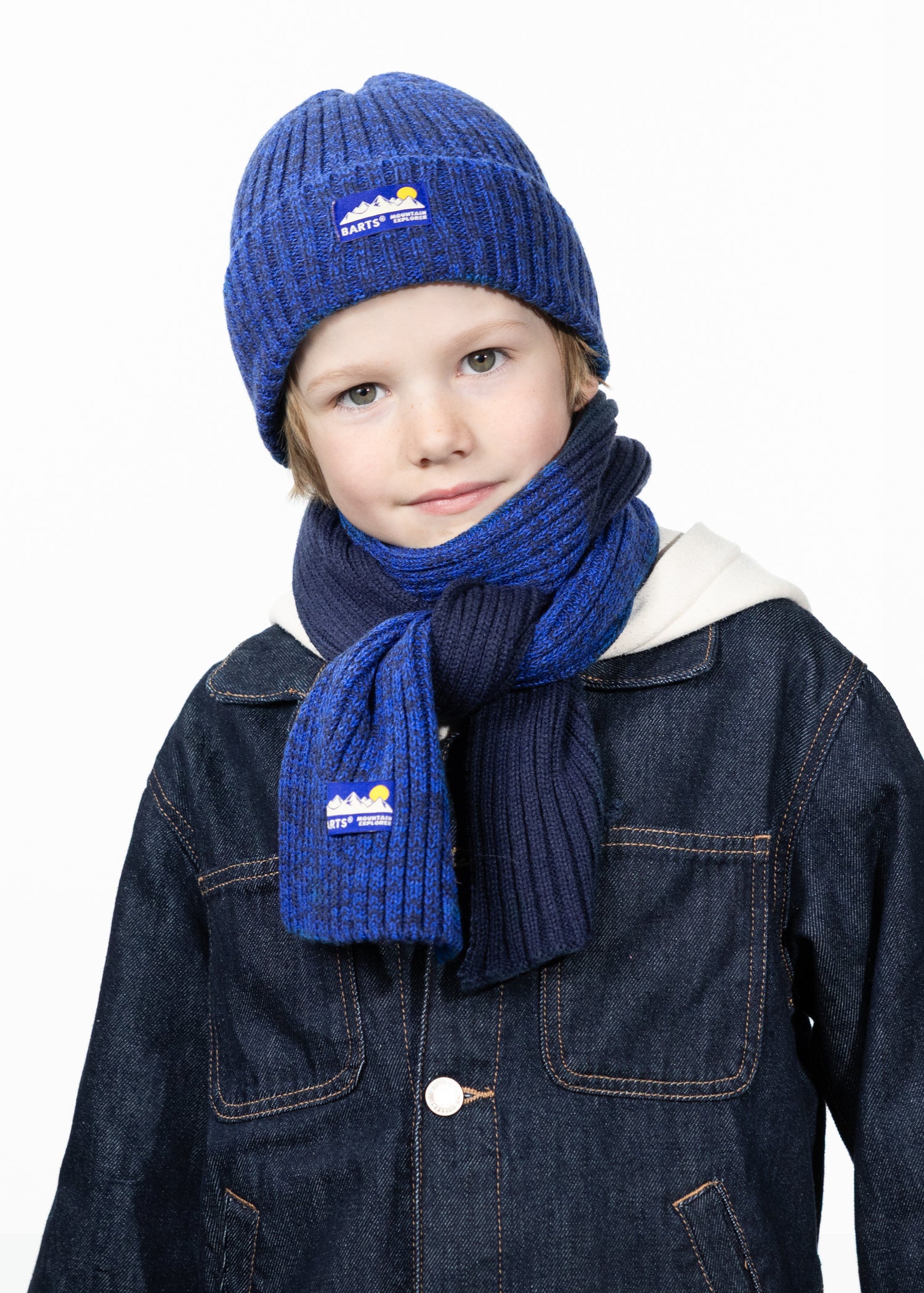 Kids Leveau Beanie navy - Front