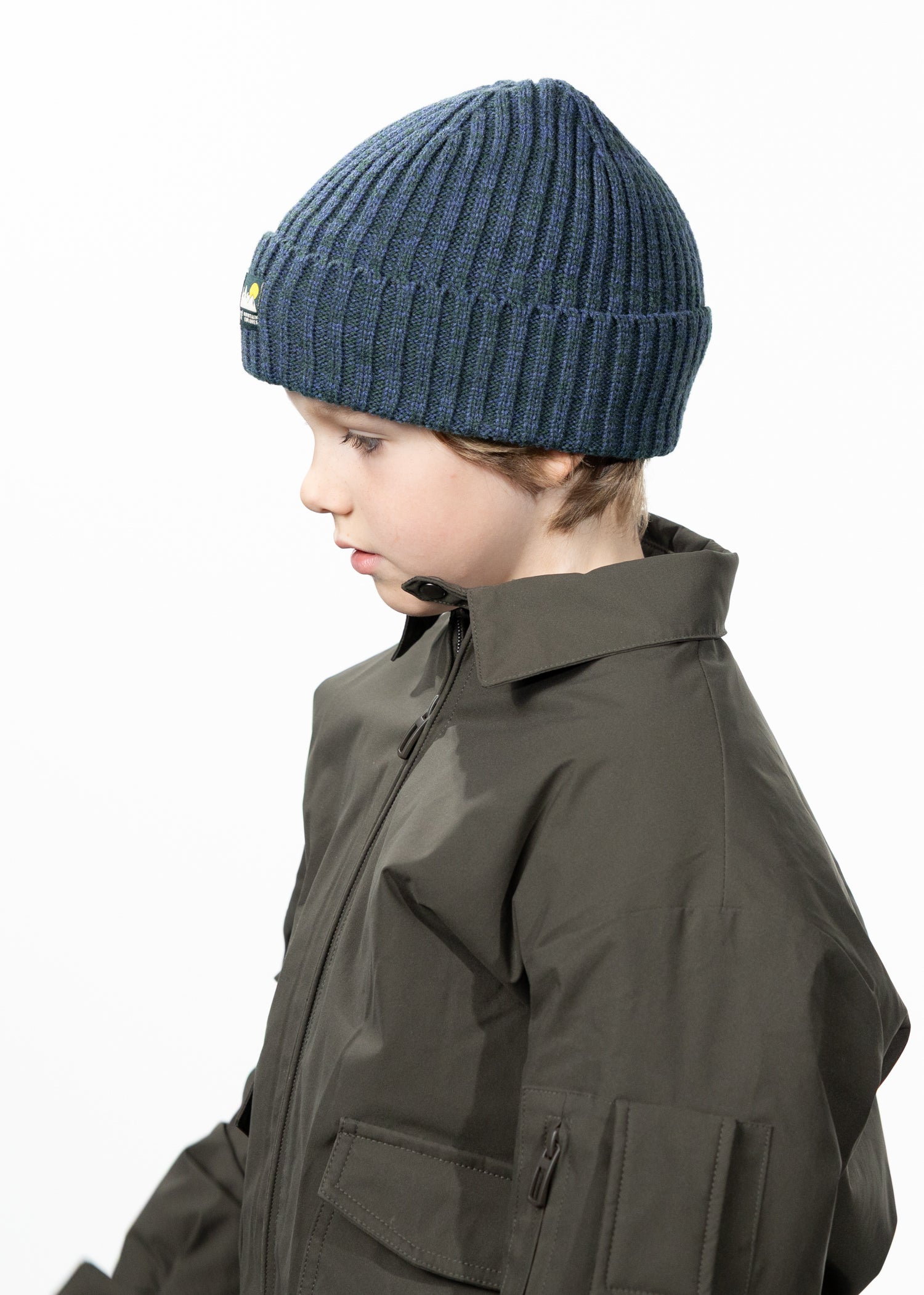 Kids Leveau Beanie army - Side