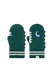 Kids Riffles Mitts bottle green