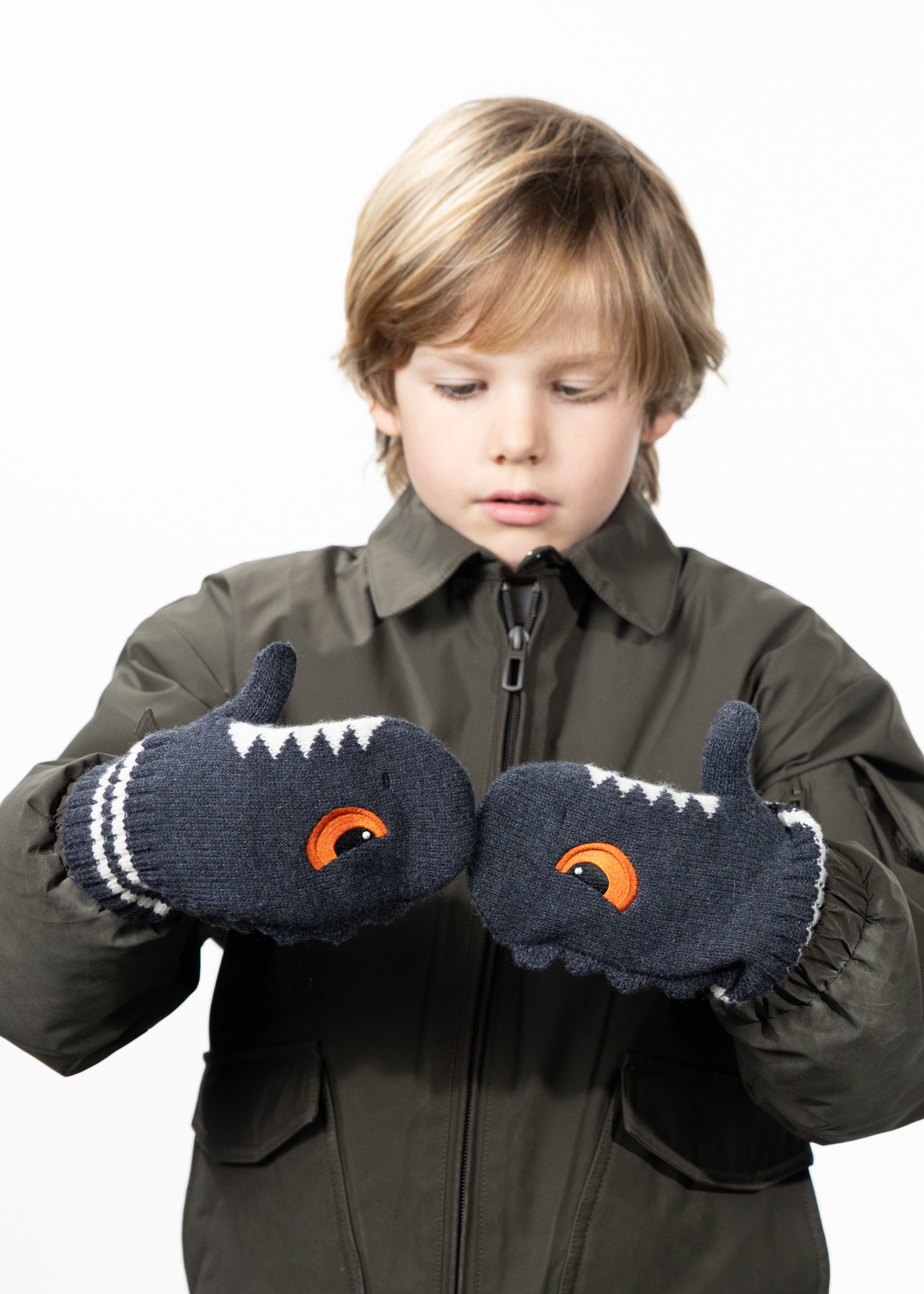 Kids Riffles Mitts charcoal - Model