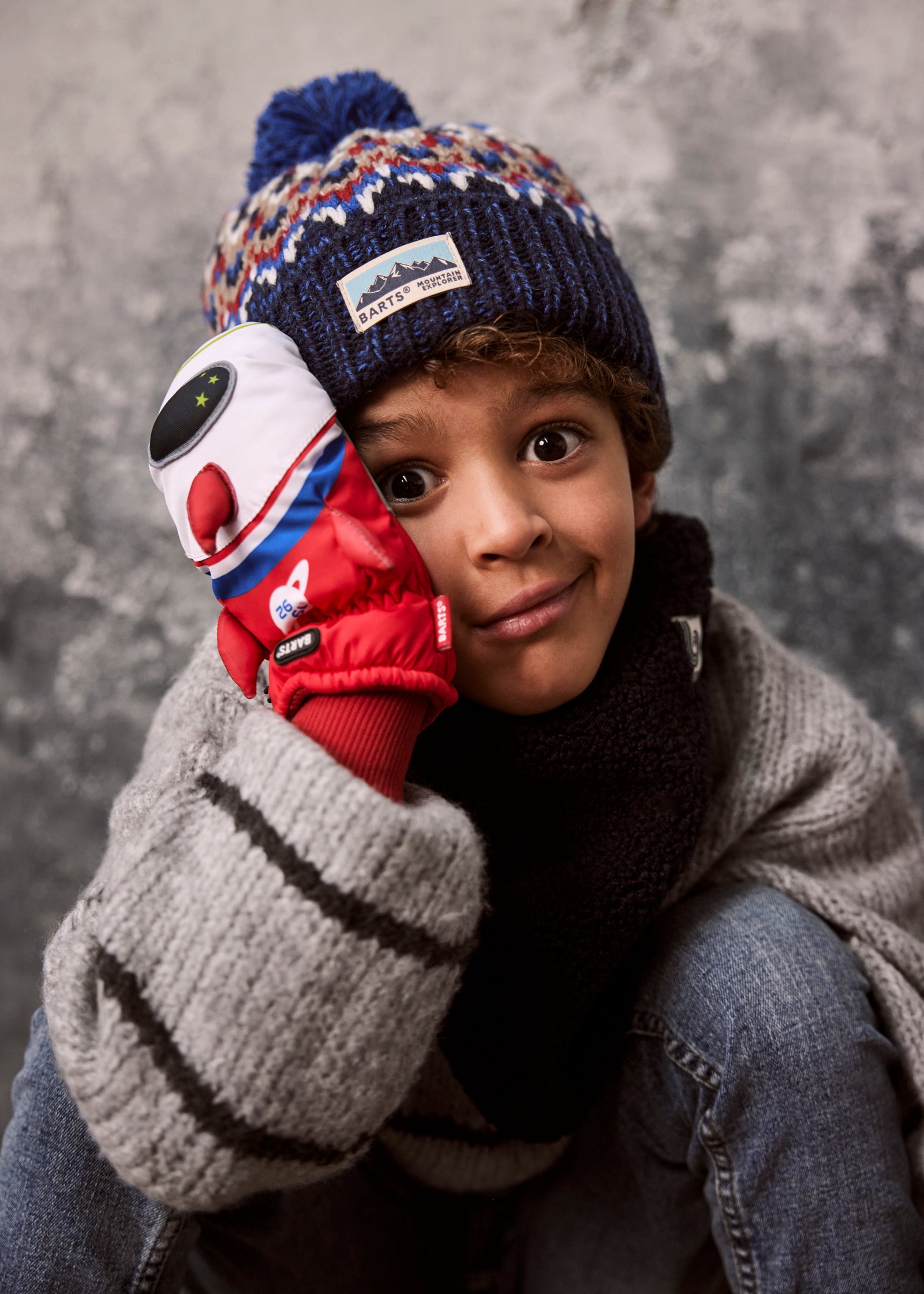 Kids Tobles Beanie Kids navy - Model