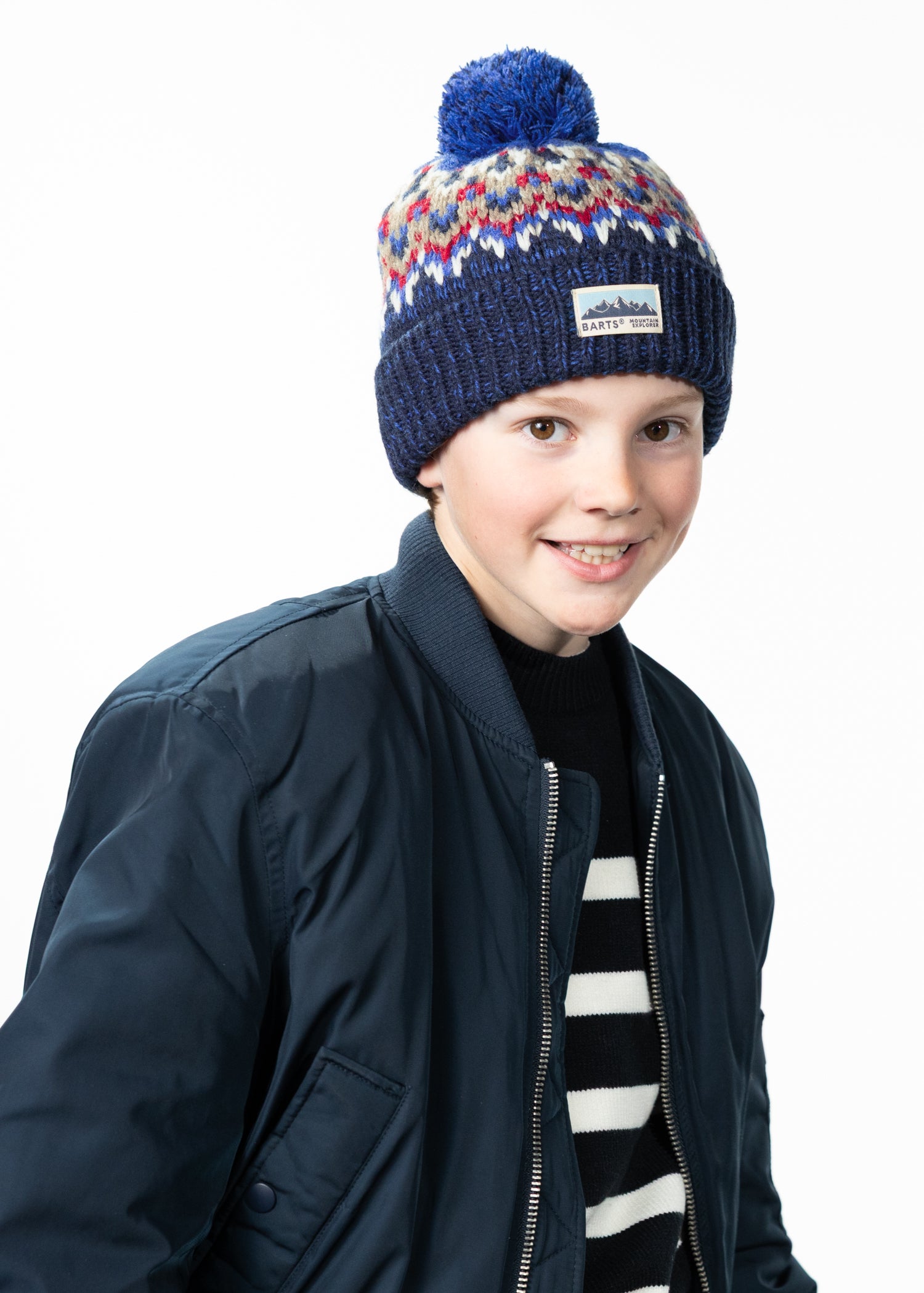 Kids Tobles Beanie Kids navy - Front