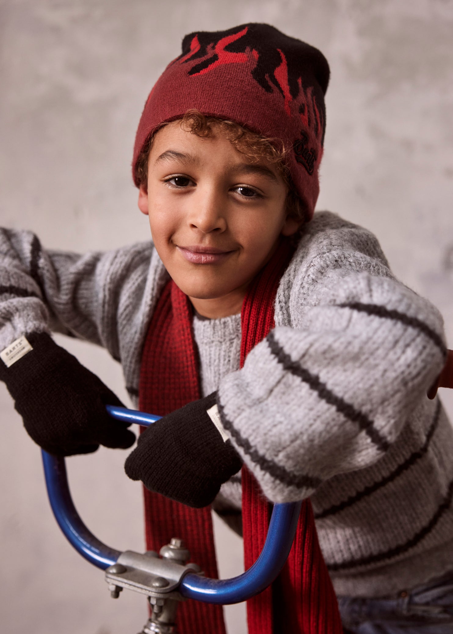 Kids Lavarod Beanie black - Model