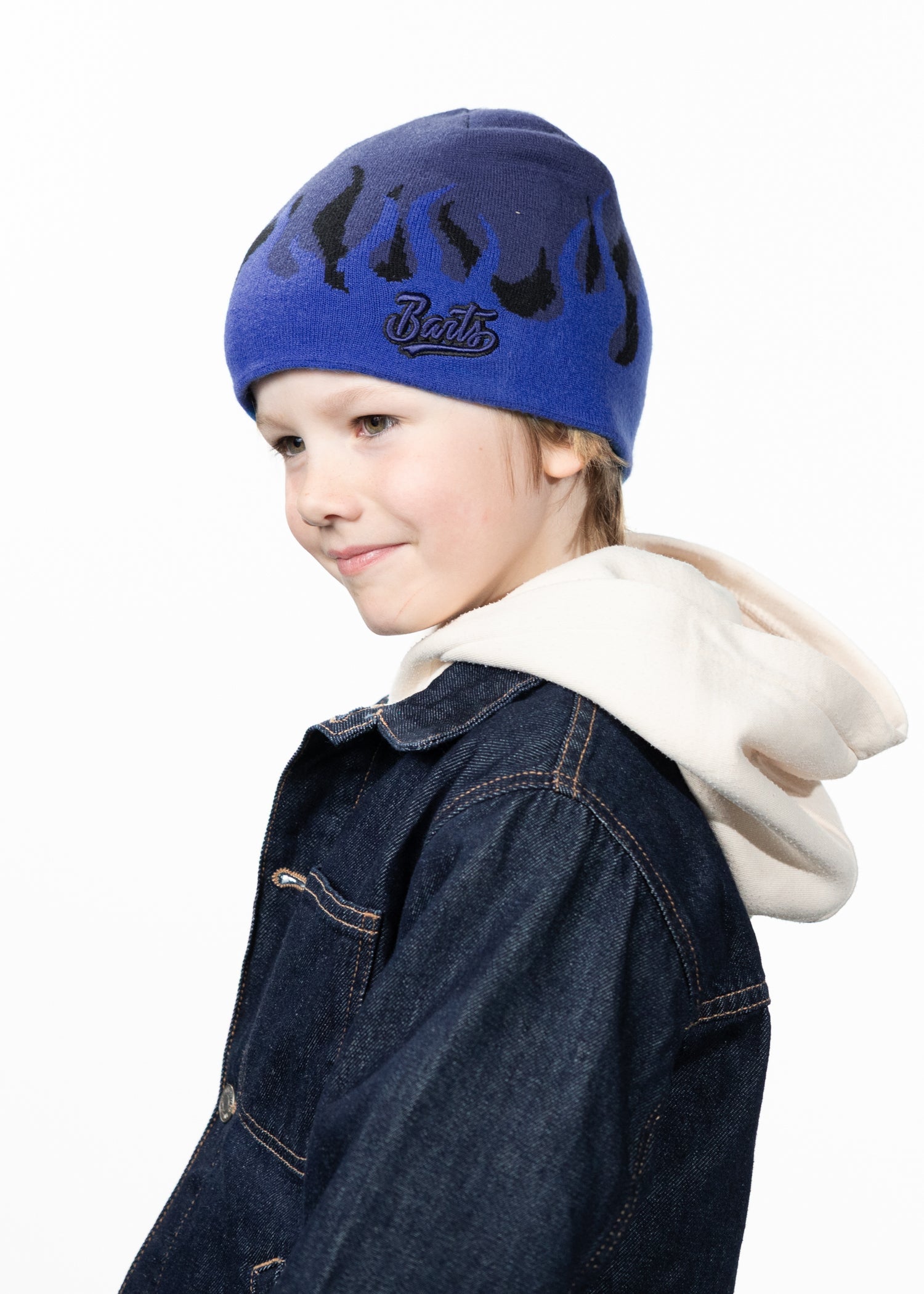 Kids Lavarod Beanie blue - Side