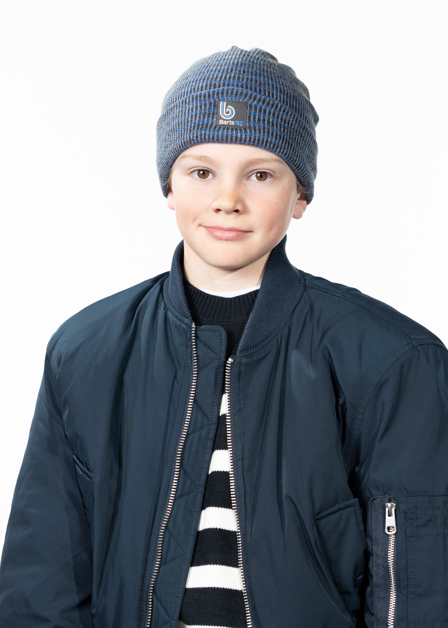 Kids Colerz Beanie heather grey - Front