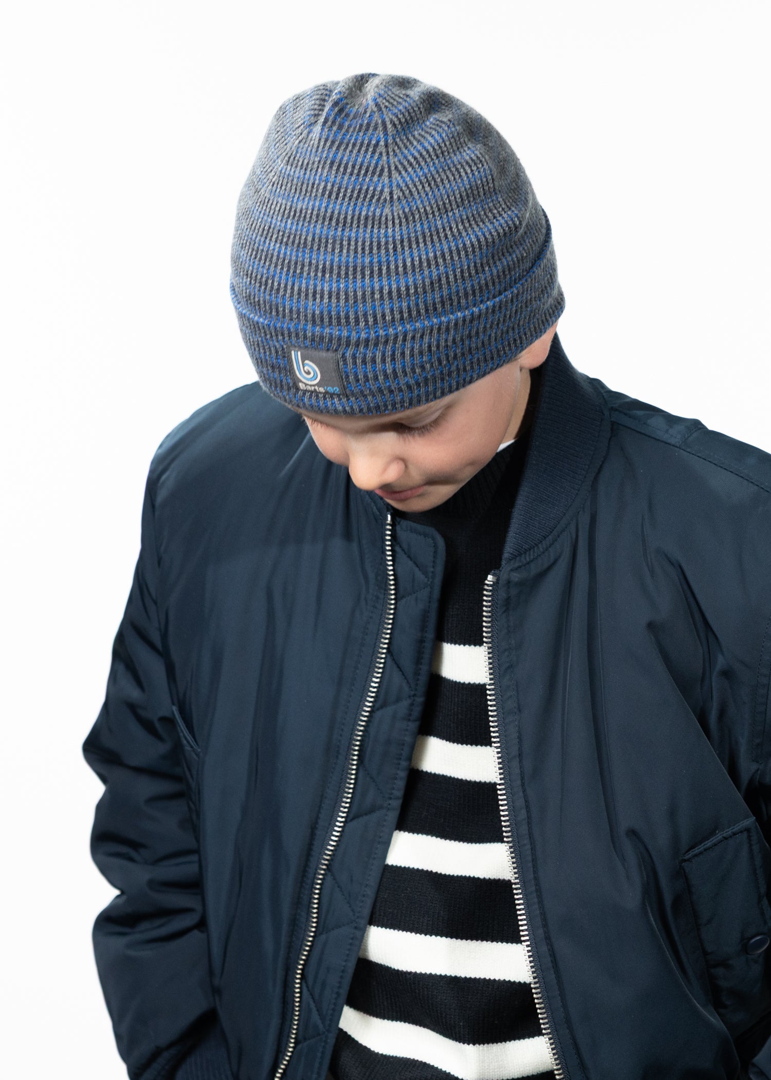 Kids Colerz Beanie heather grey - Front