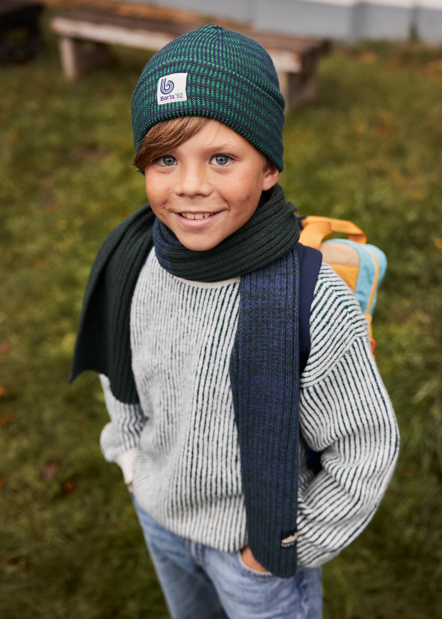 Kids Colerz Beanie green - Model