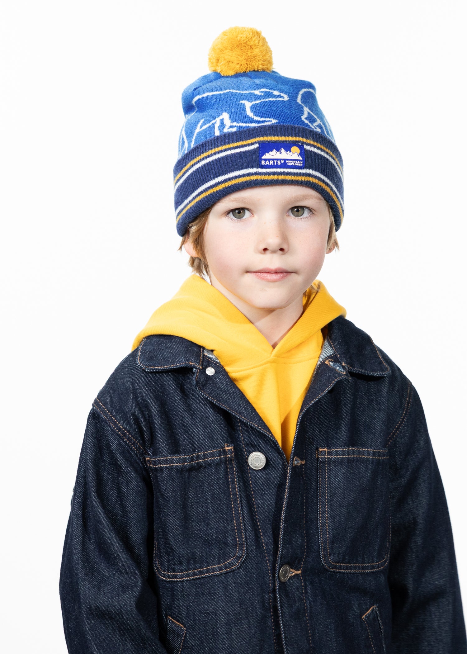 Kids Gorner Beanie blue - Front