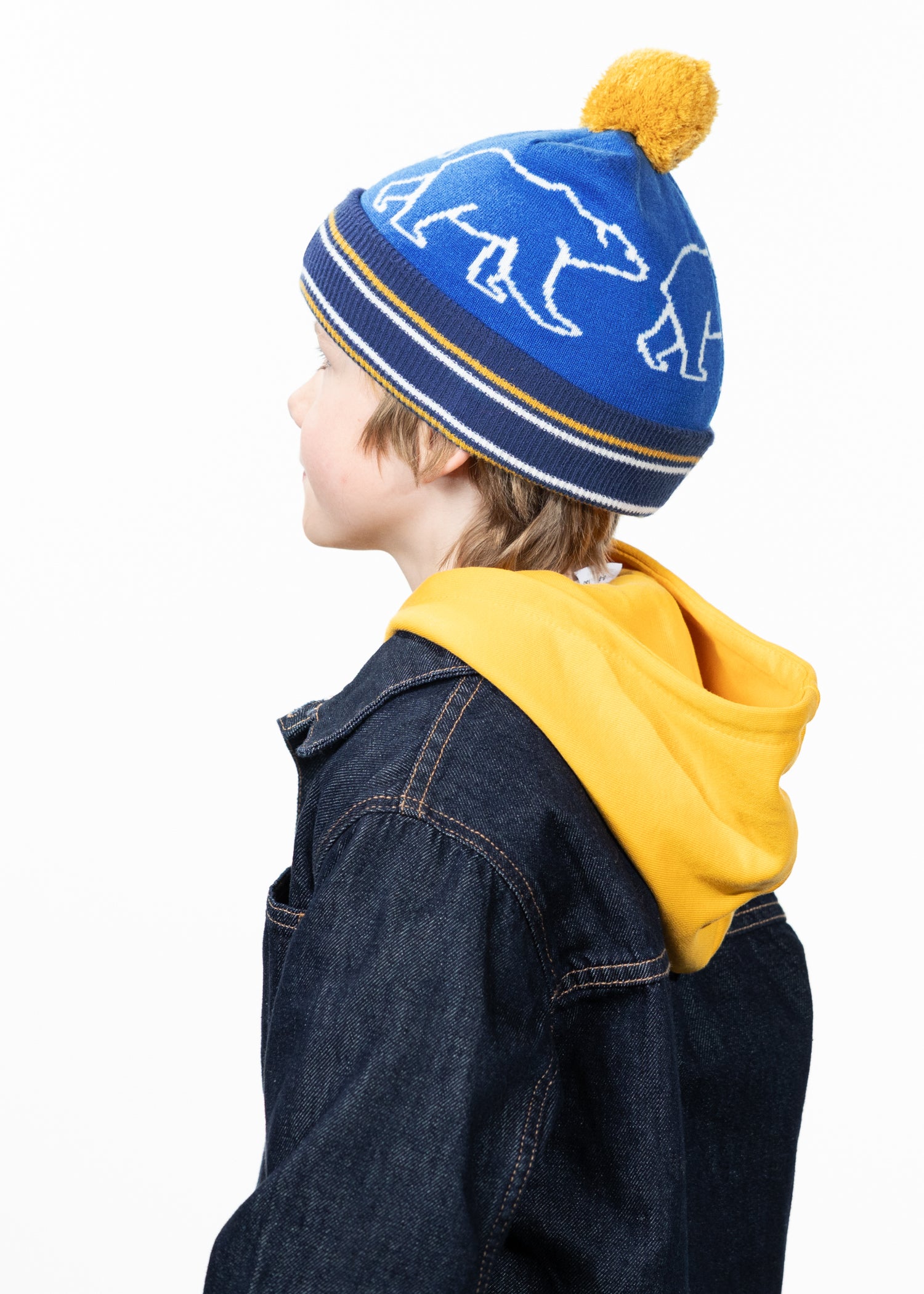 Kids Gorner Beanie blue - Side