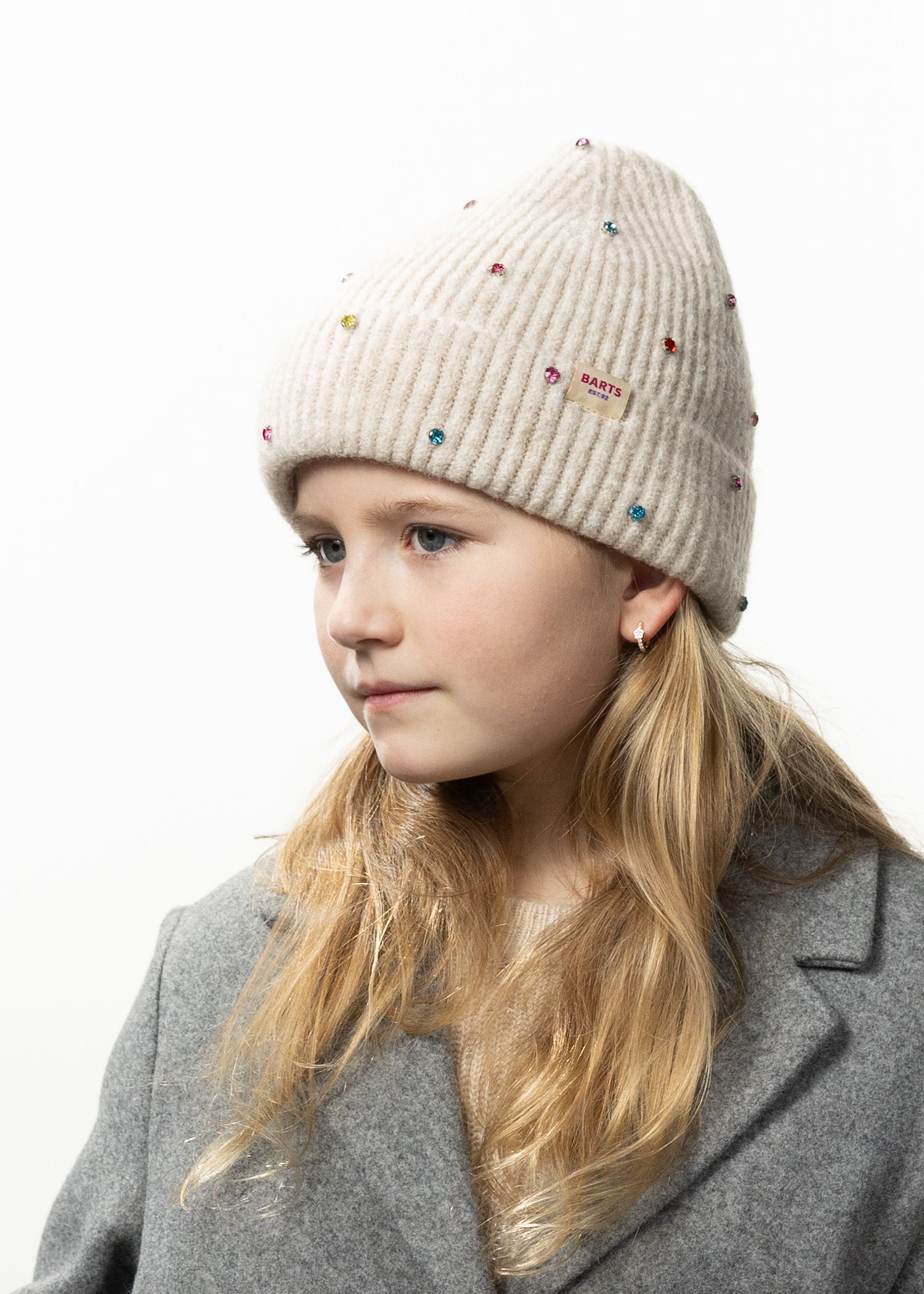 Kids Alenya Beanie cream - Side