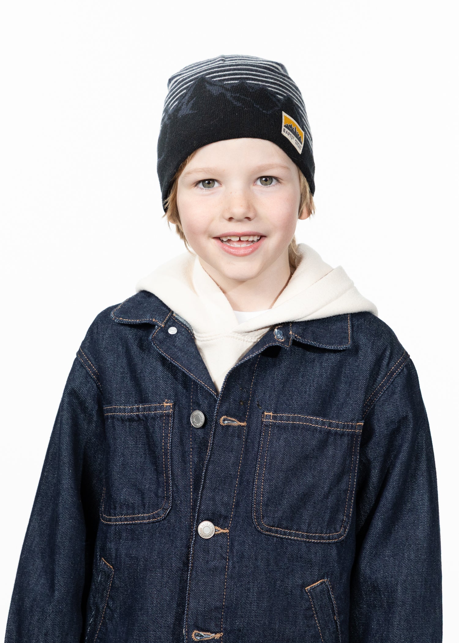Kids Spitser Beanie black - Front