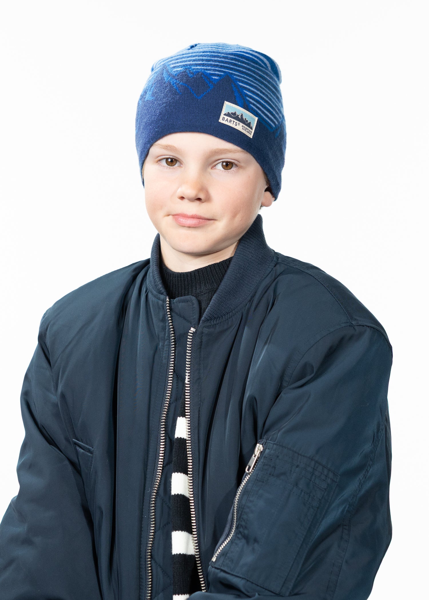 Kids Spitser Beanie blue - Front