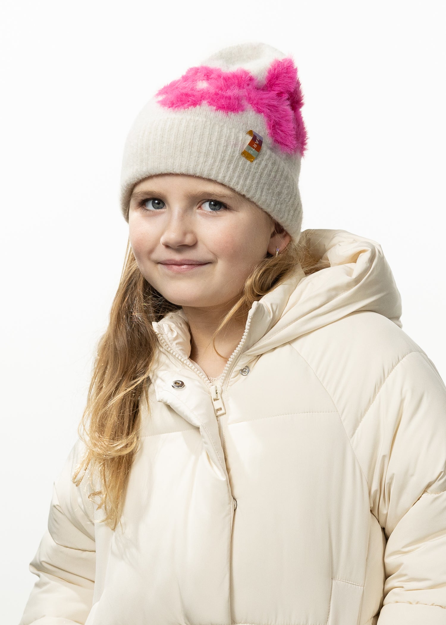 Kids Crissie Beanie cream - Side