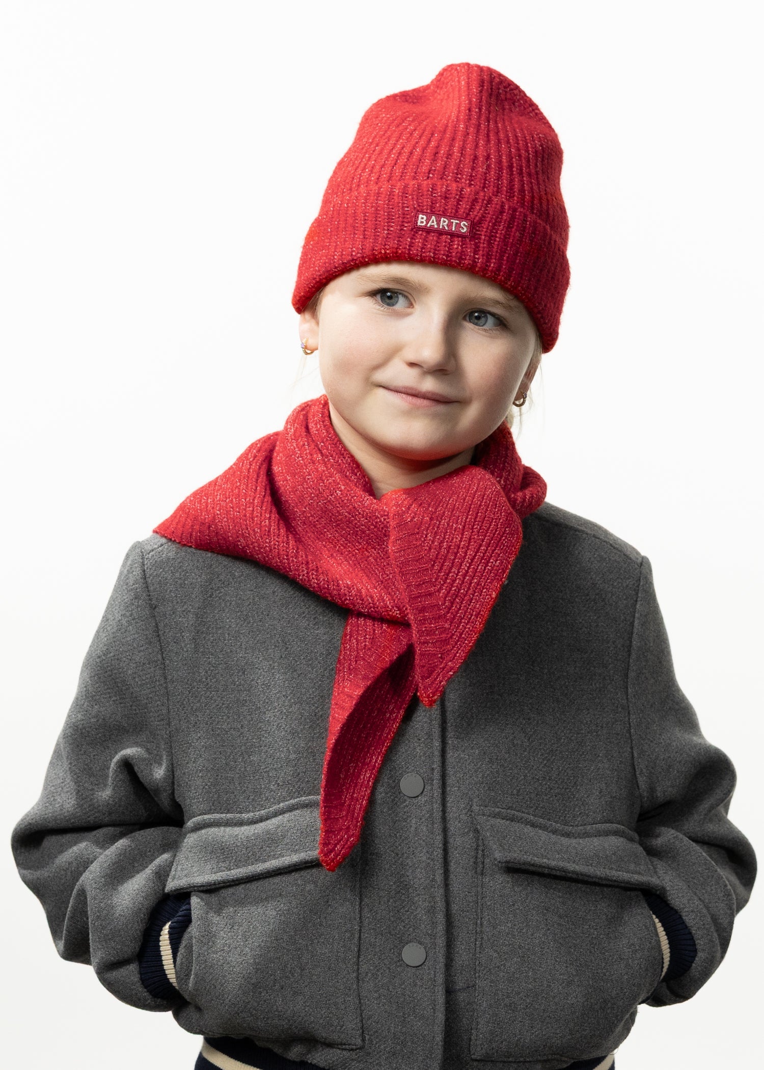 Kids Darty Beanie Kids red - Front