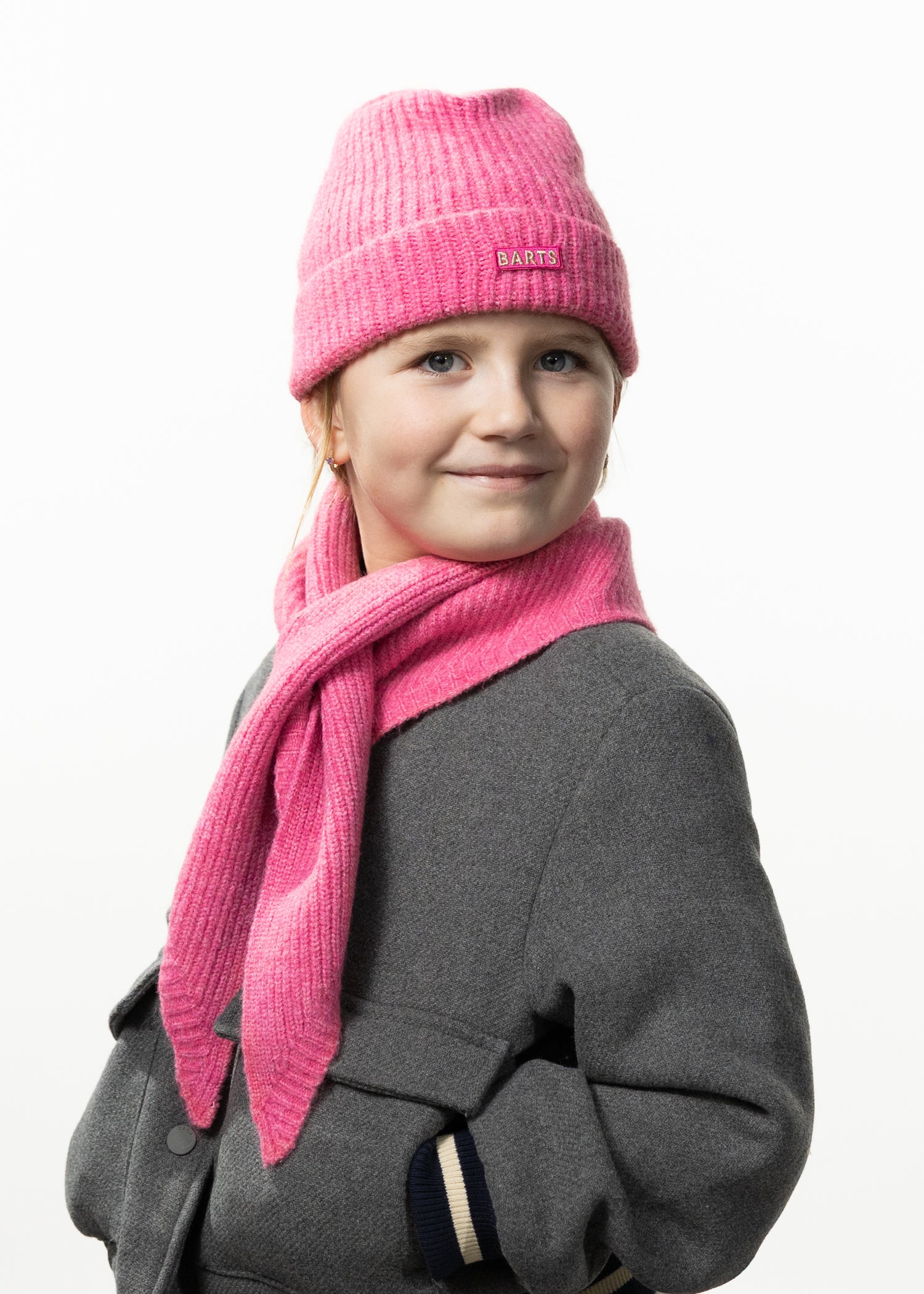 Kids Darty Beanie Kids fuchsia - Front