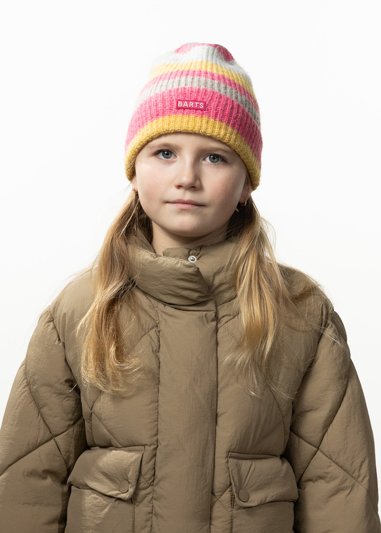 Kids Darty Beanie Kids hot pink - Front