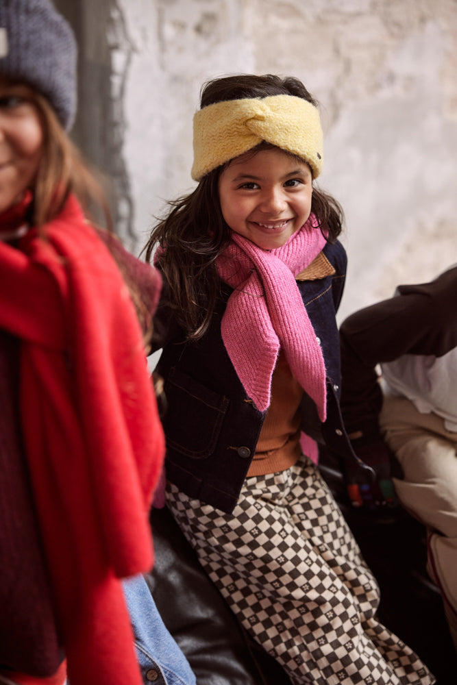 Kids Darty Fingerless Gloves Kids fuchsia - Model