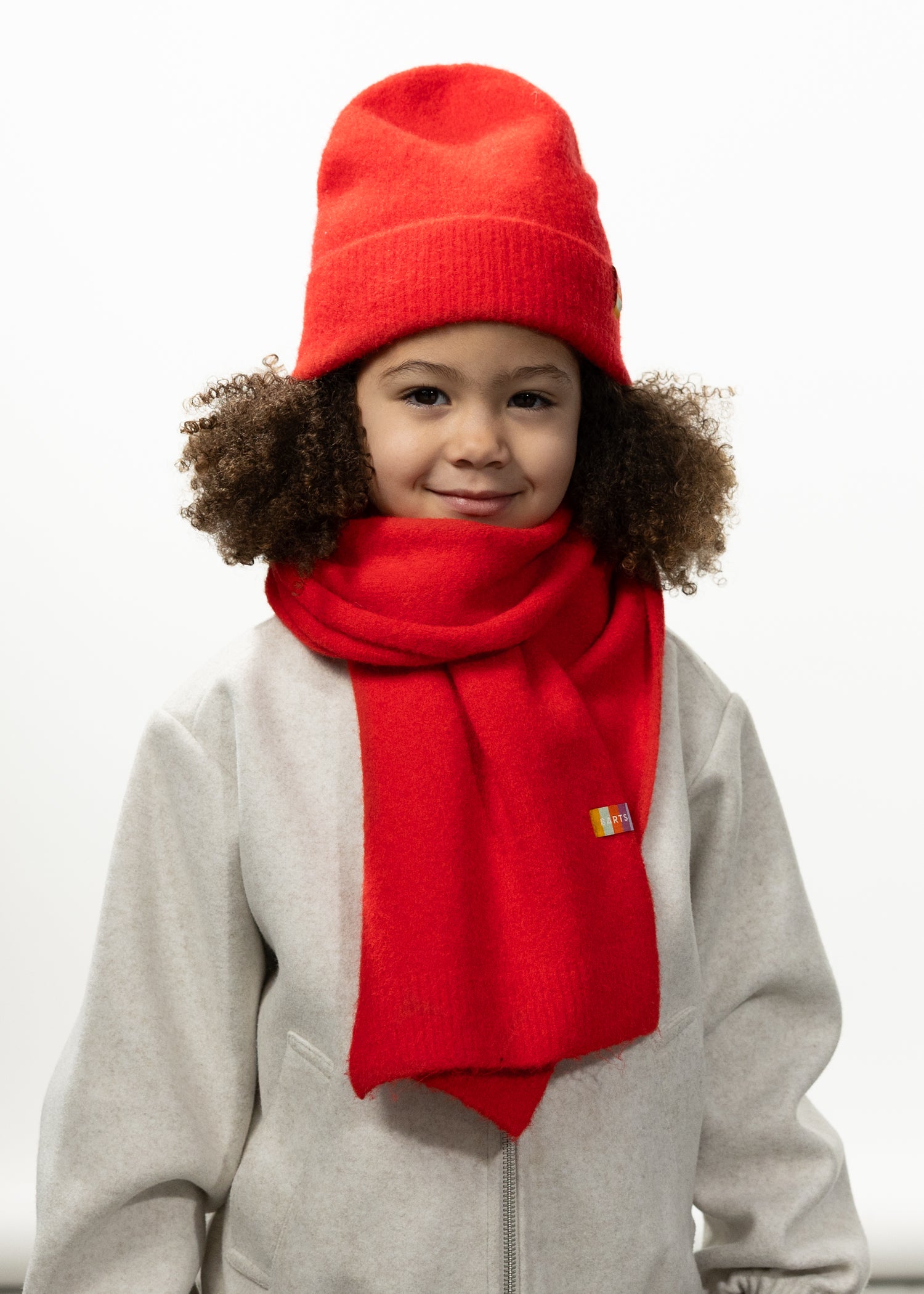 Kids Fhearna Beanie Kids red - Front