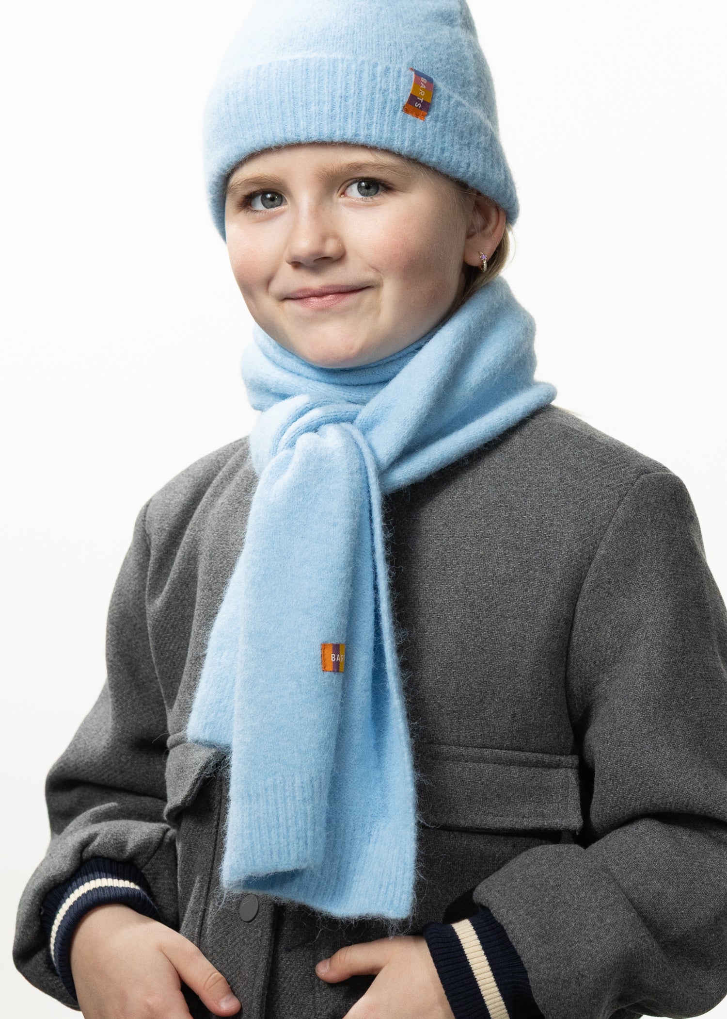 Kids Fhearna Scarf Kids light blue - Front