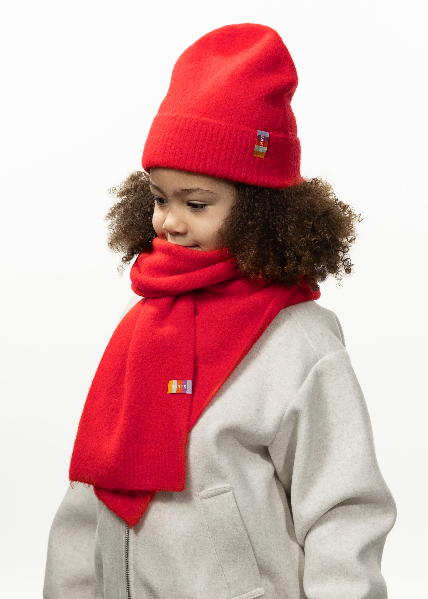Kids Fhearna Scarf Kids red - Side