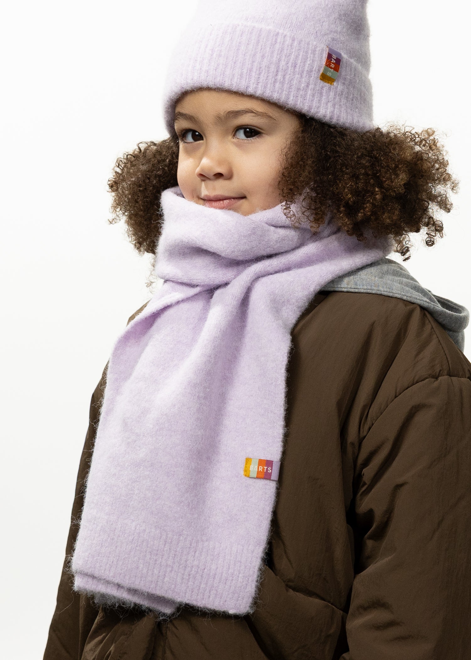 Kids Fhearna Scarf Kids lilac - Side
