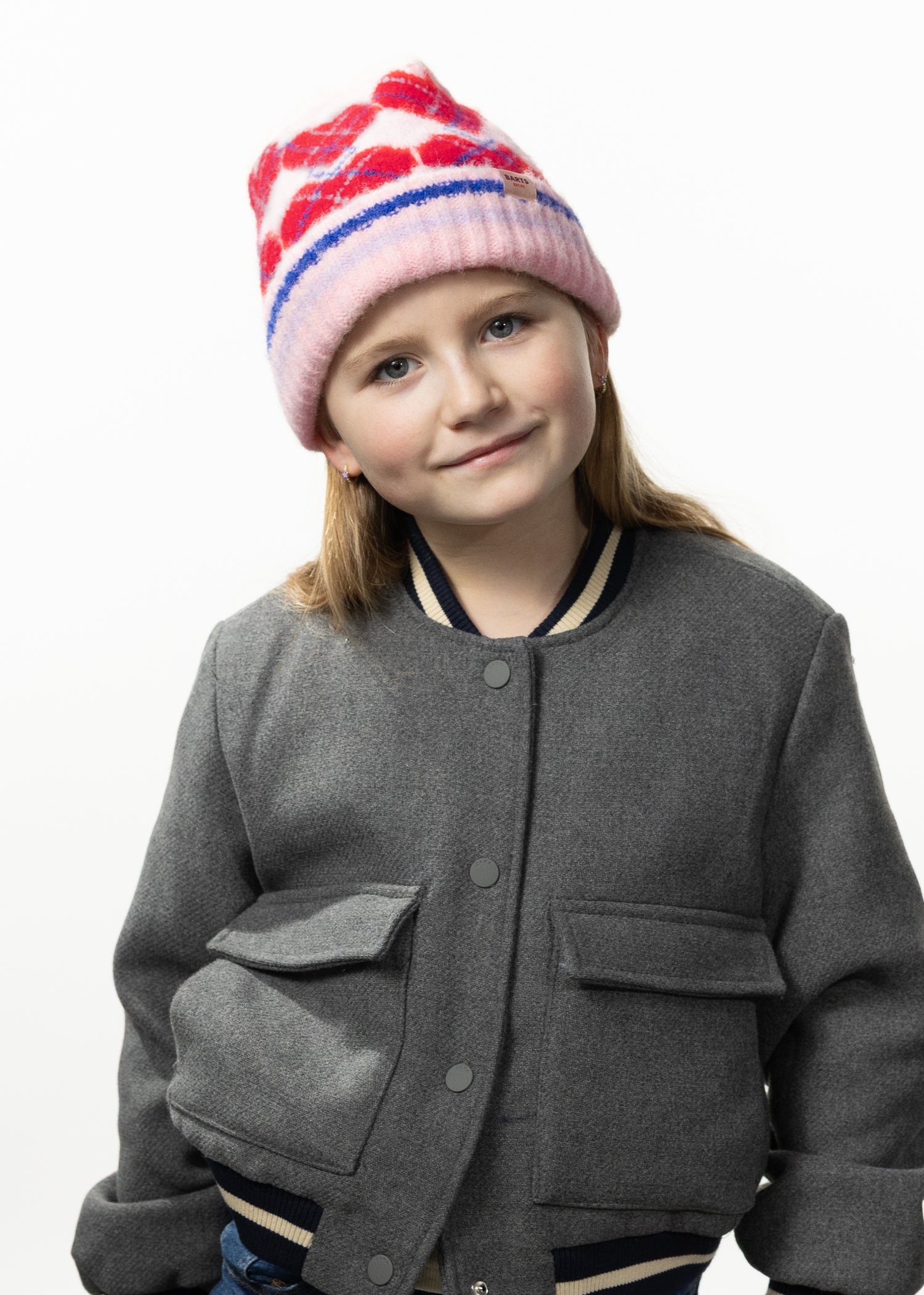 Kids Flurina Beanie light pink - Front