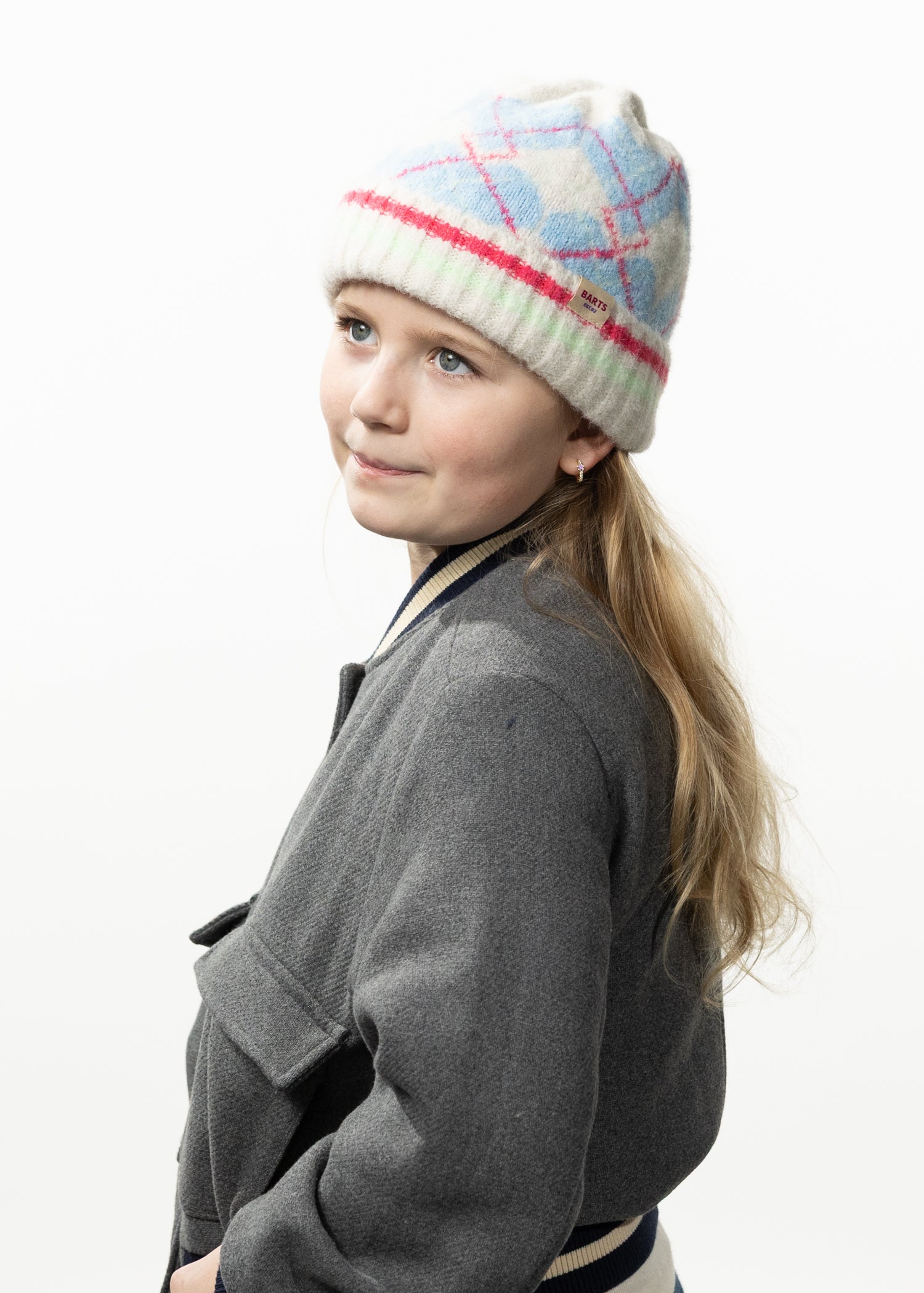 Kids Flurina Beanie cream - Side
