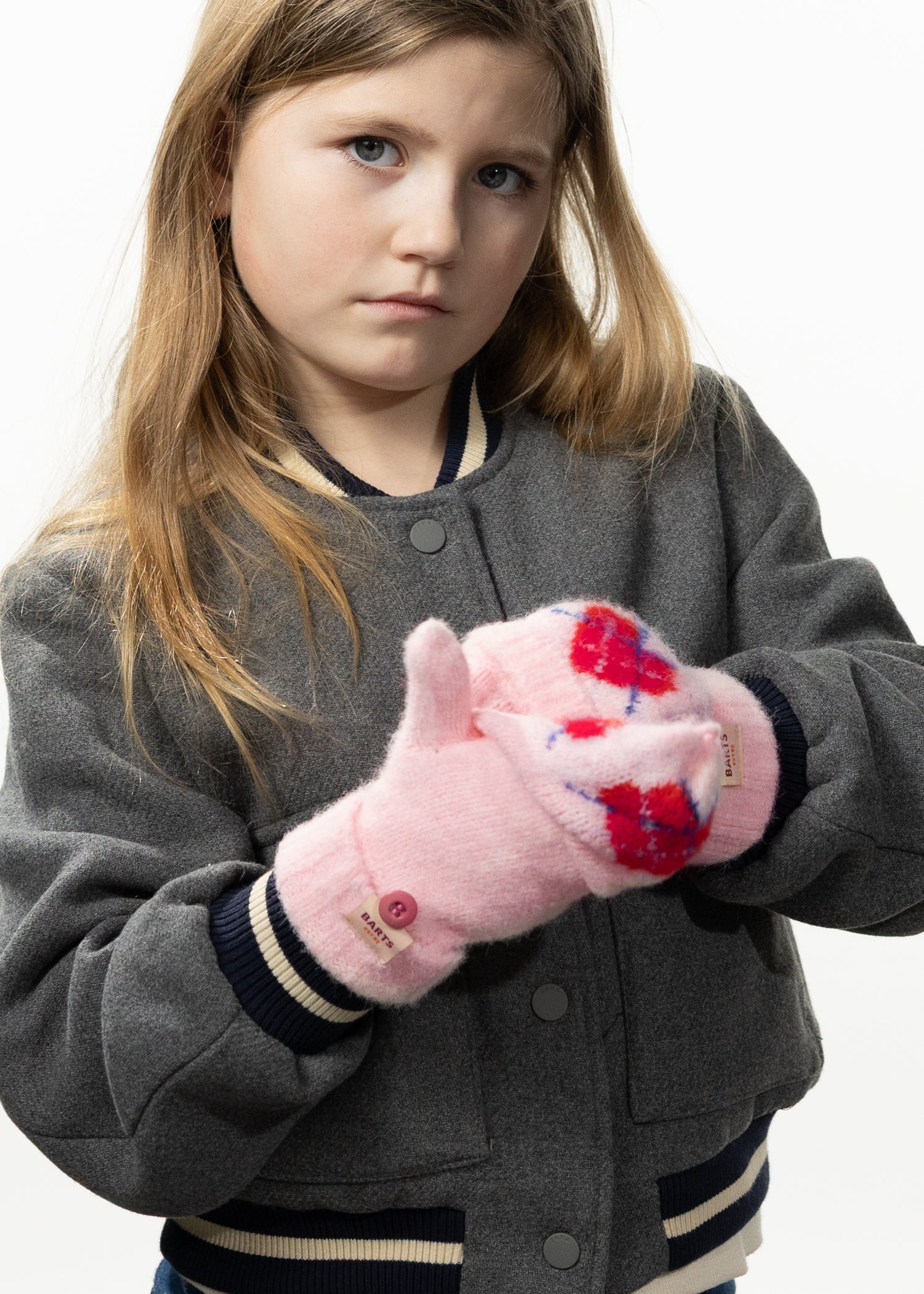 Kids Flurina Bumgloves light pink - Front
