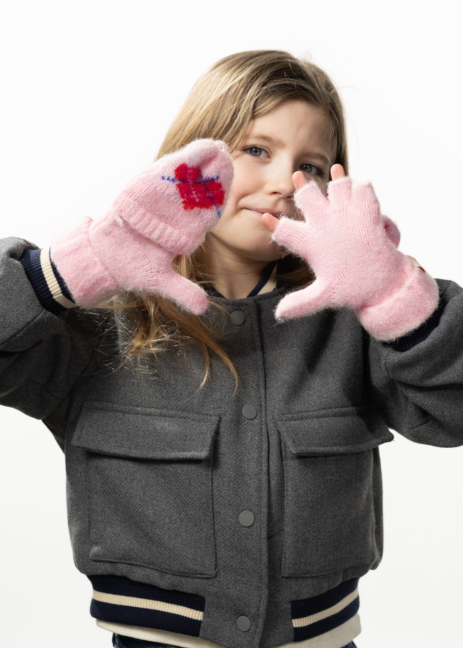 Kids Flurina Bumgloves light pink - Front
