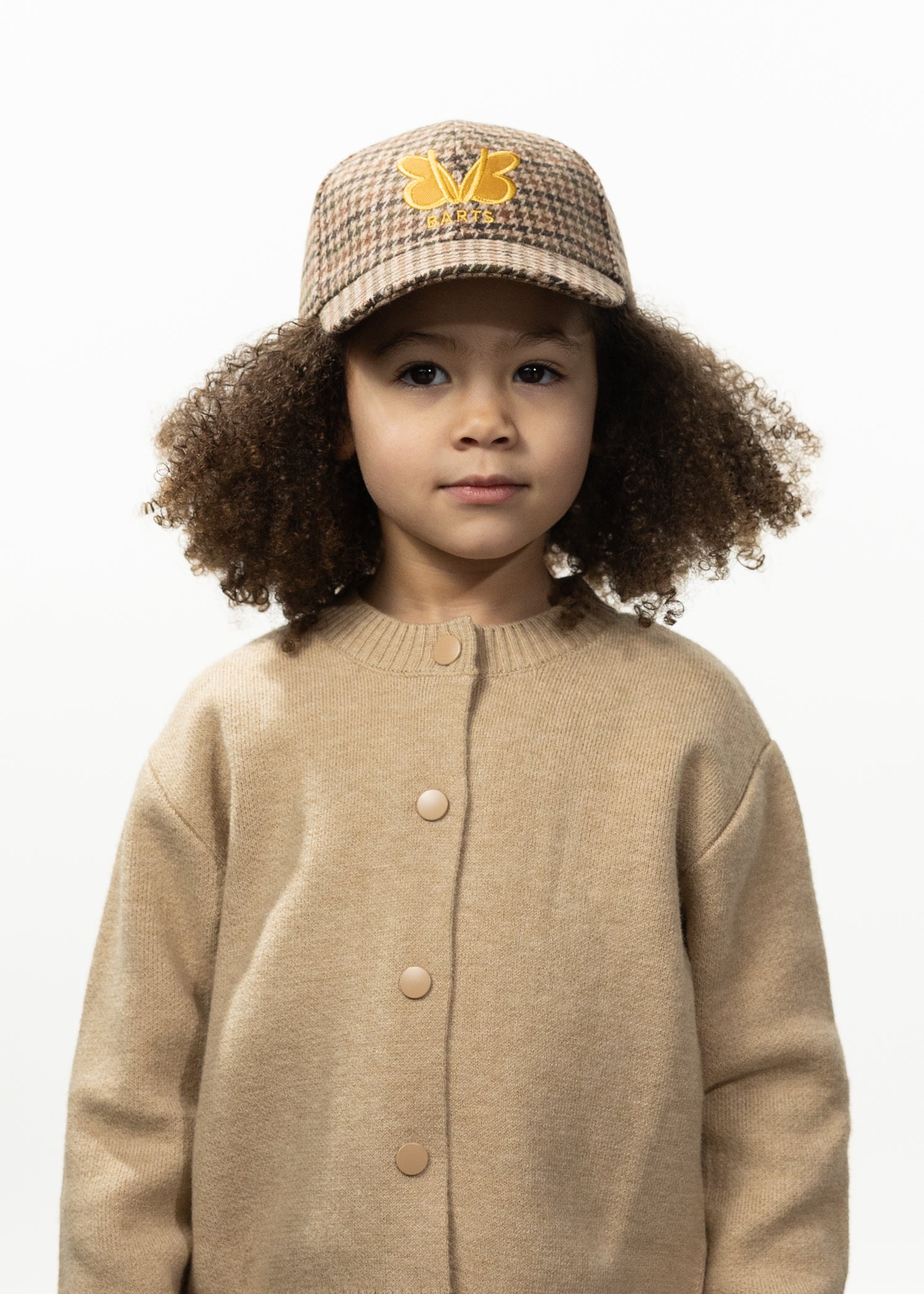 Kids Hether Cap beige - Front