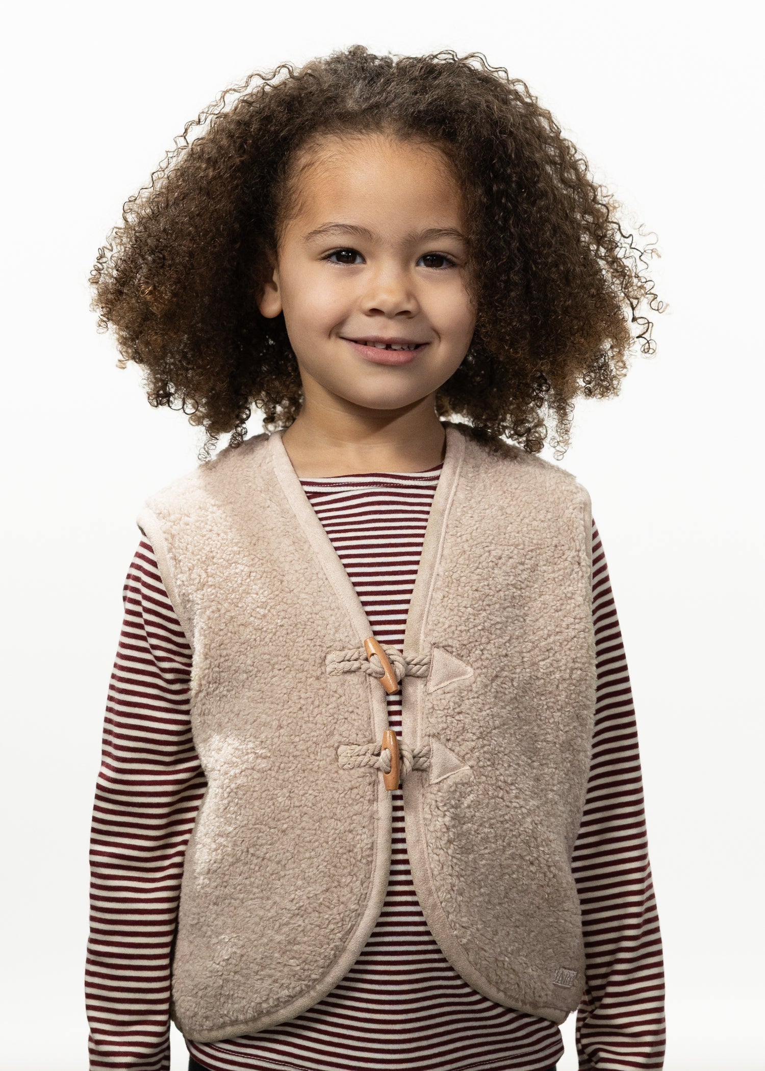 Kids Winna Vest beige - Front