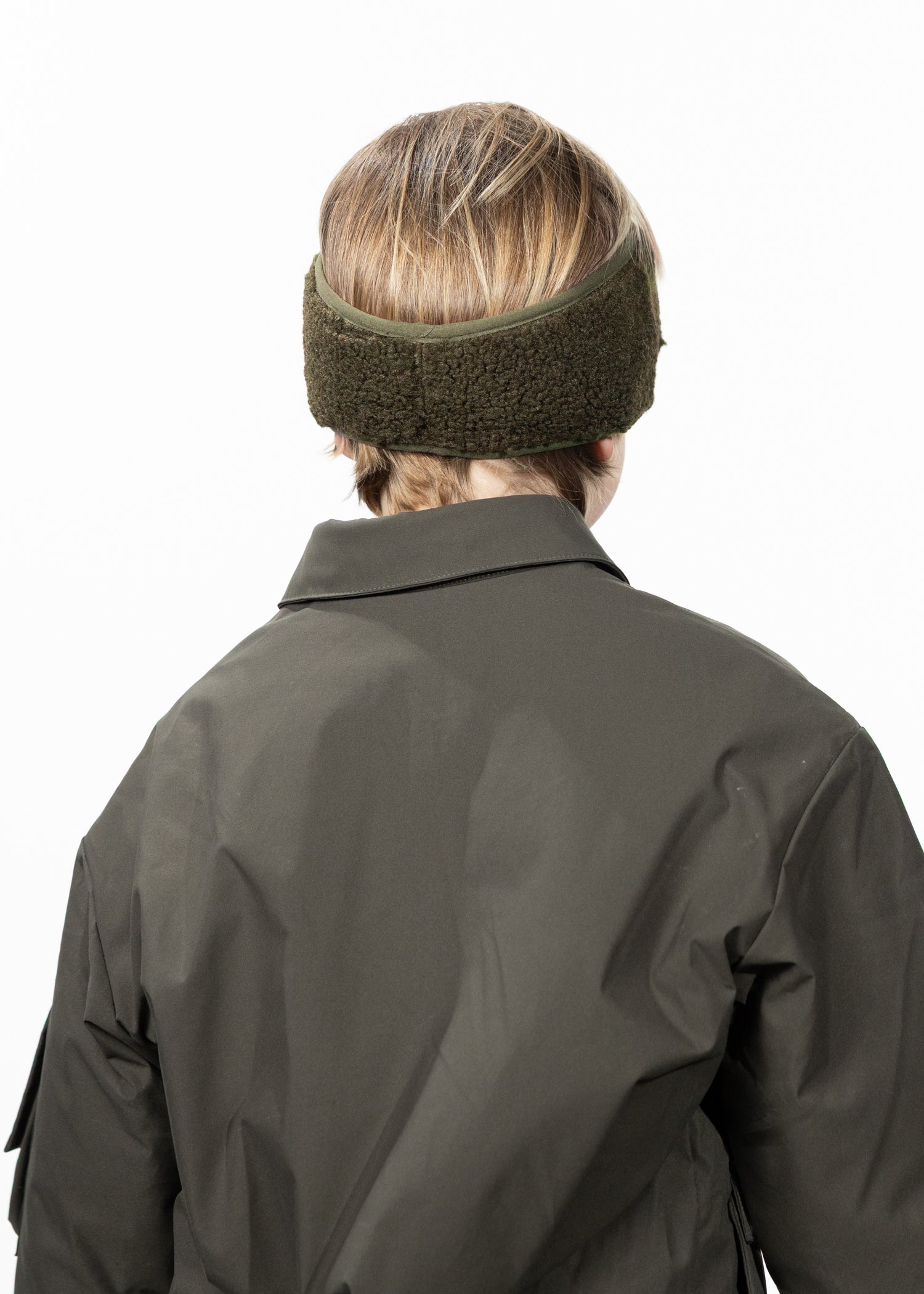 Kids Sunnegga Headband army - Back