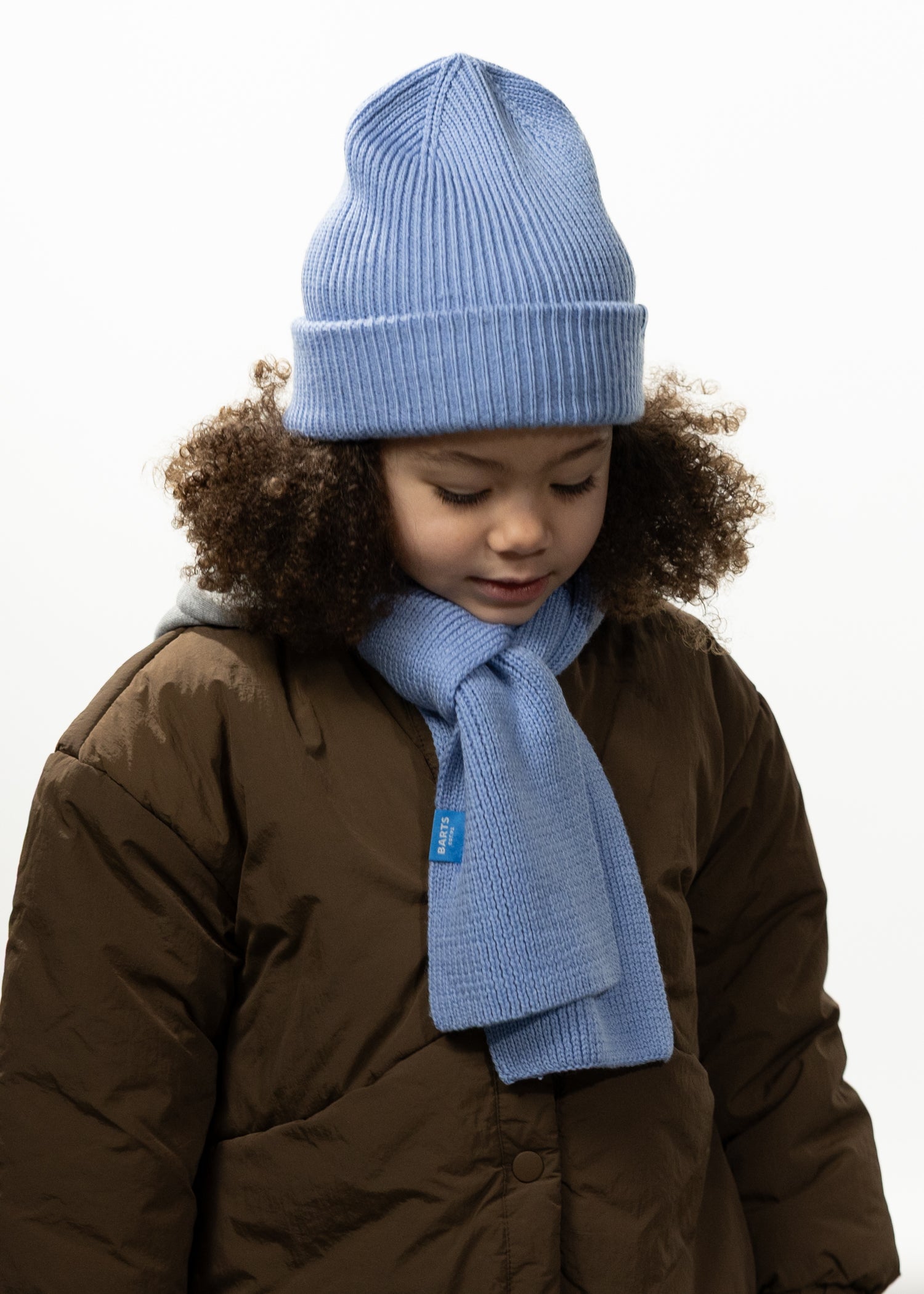 Kids Makalyn Beanie blue - Front