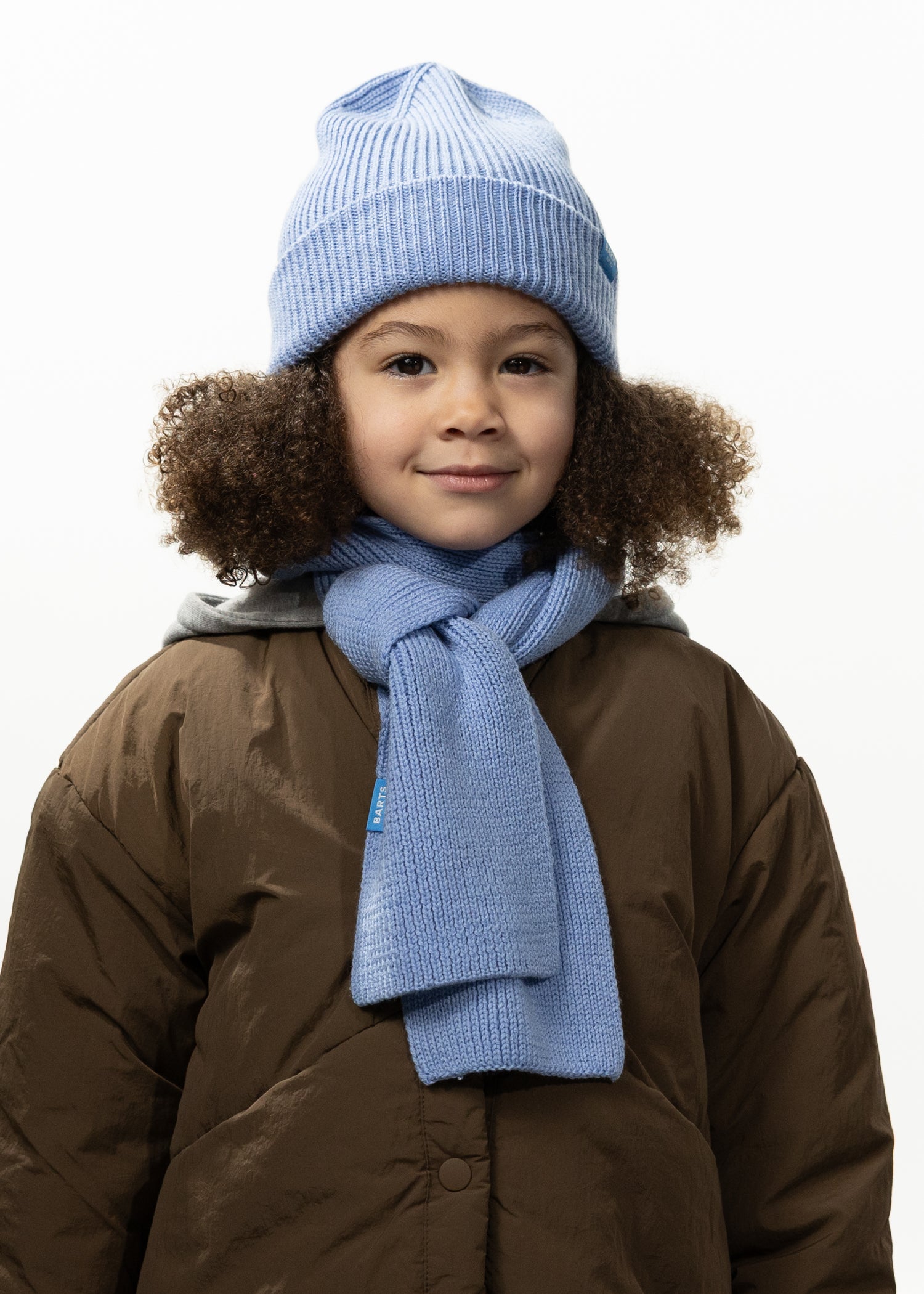 Kids Makalyn Beanie blue - Front