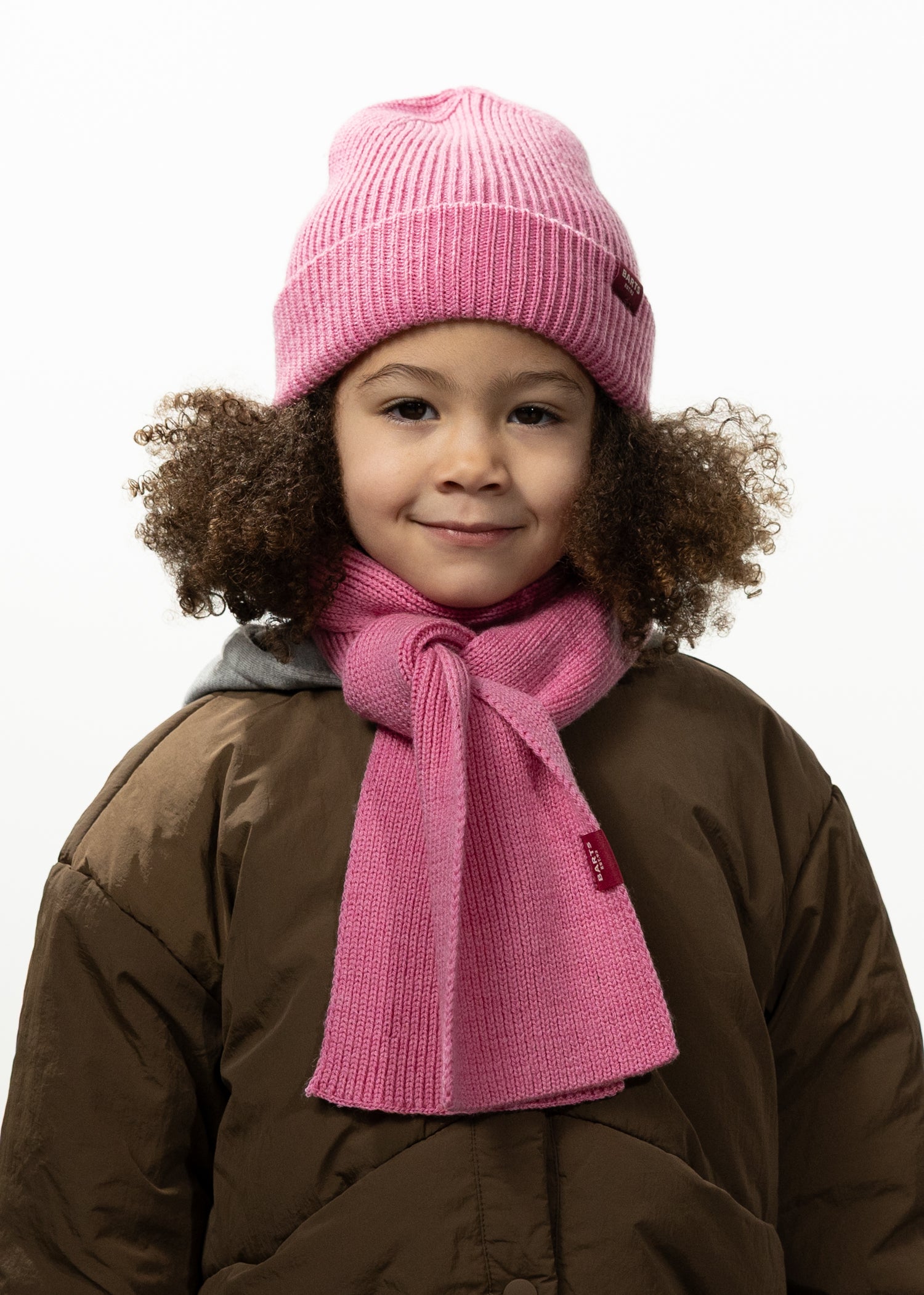 Kids Makalyn Beanie rose - Front