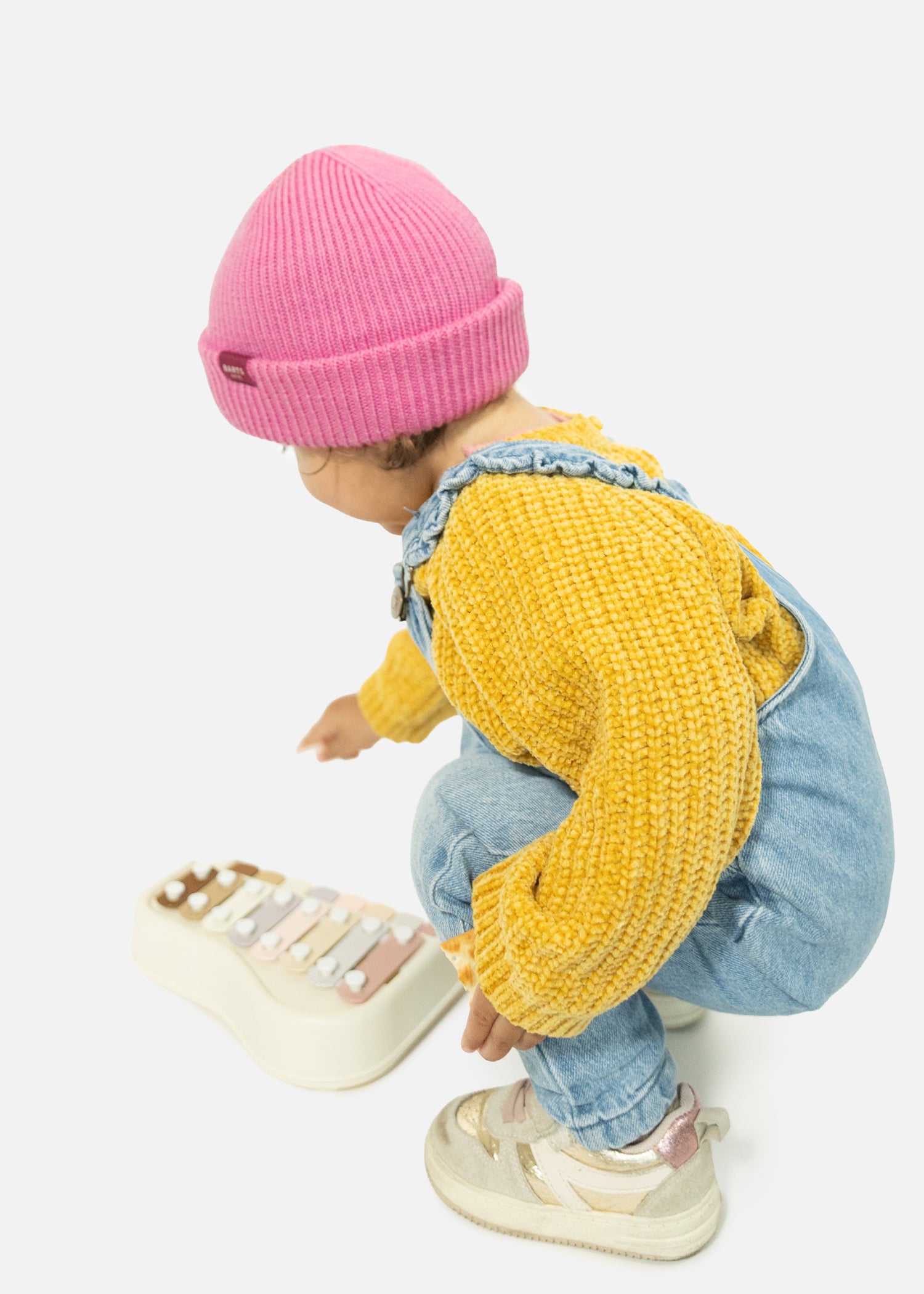 Kids Makalyn Beanie rose - Side