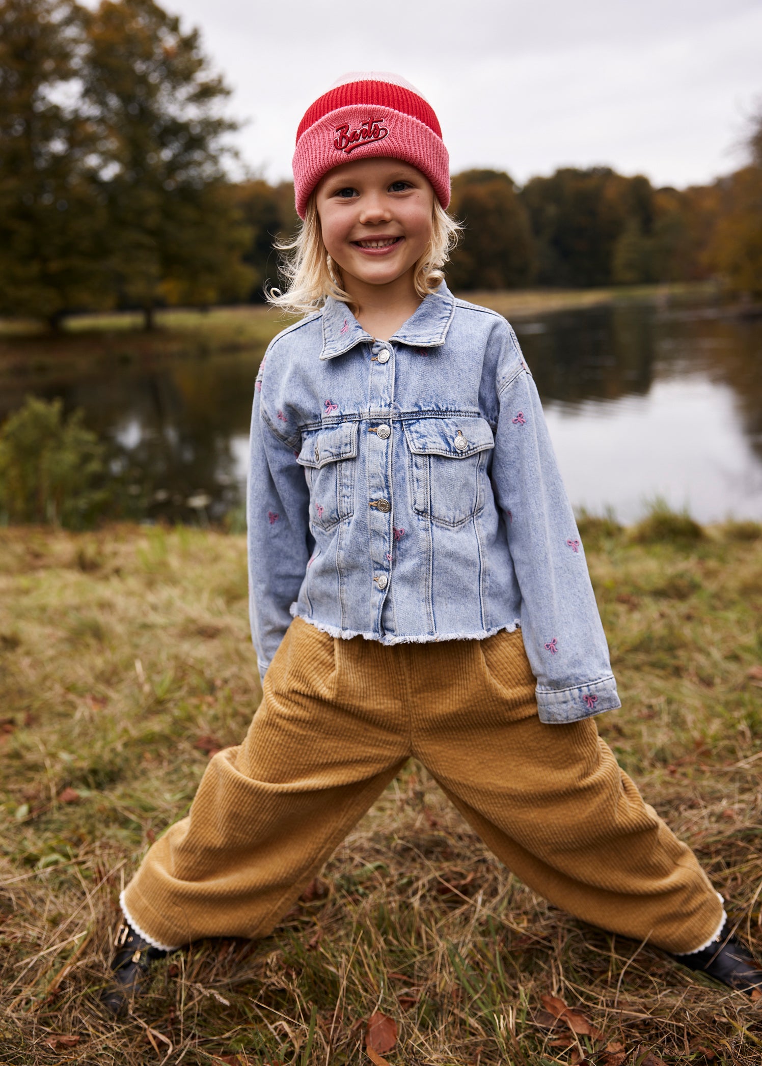 Kids Mina Beanie pink - Model
