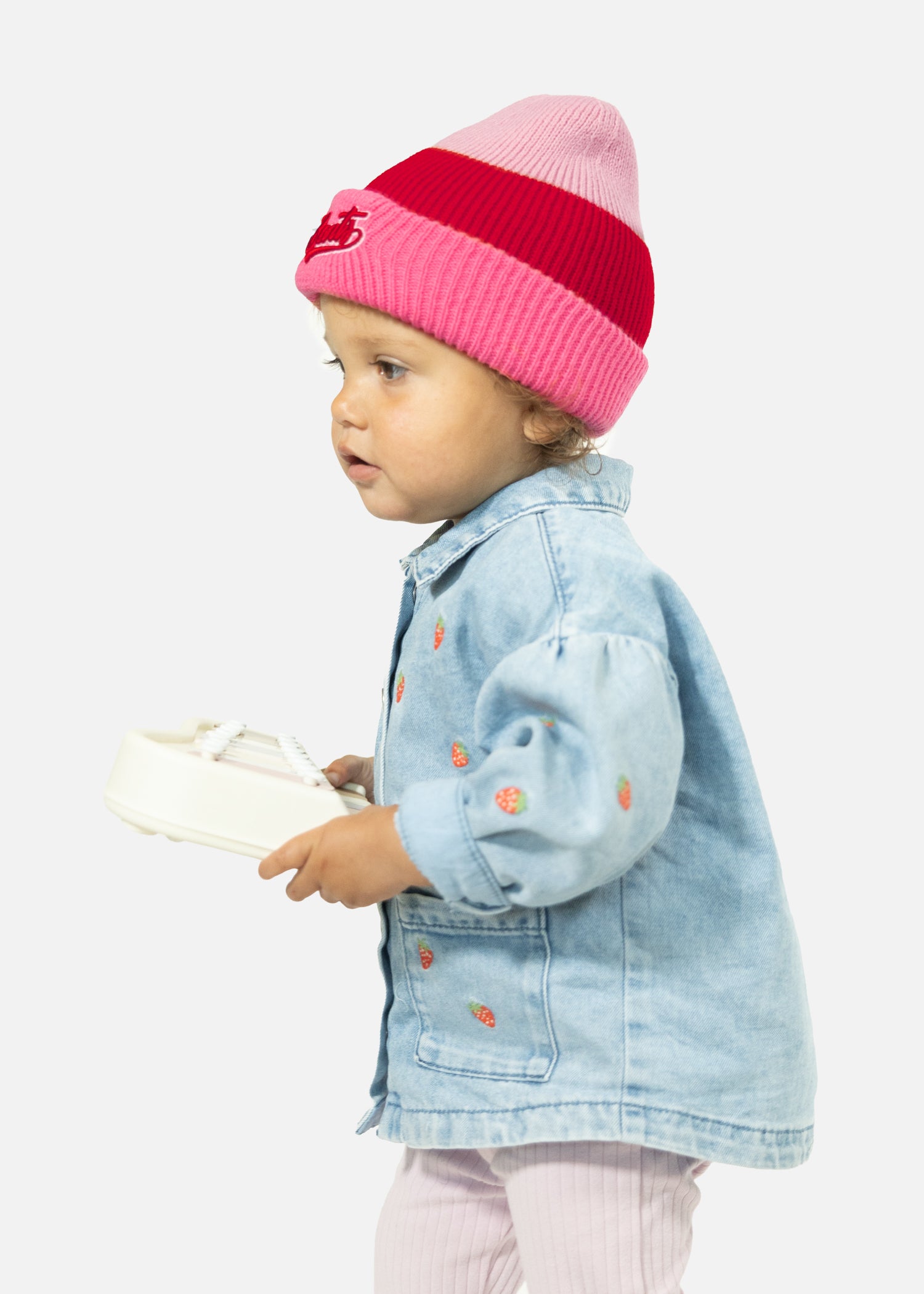 Kids Mina Beanie pink - Side