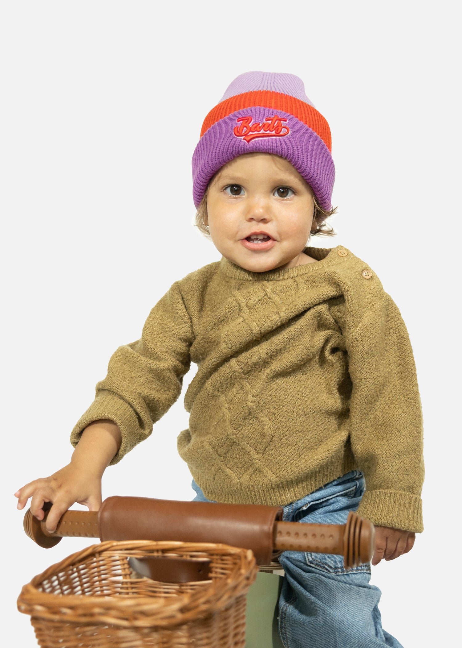 Kids Mina Beanie berry - Front