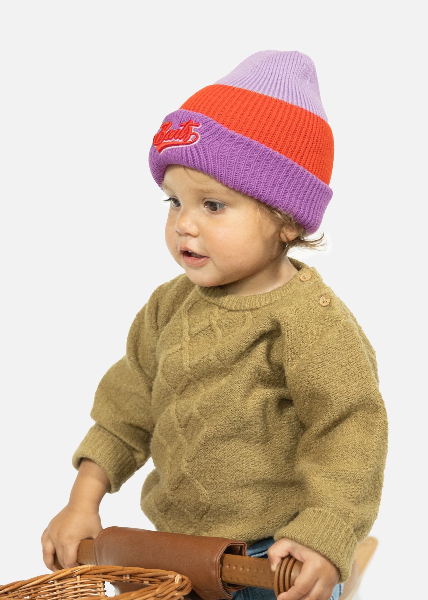 Kids Mina Beanie berry - Side