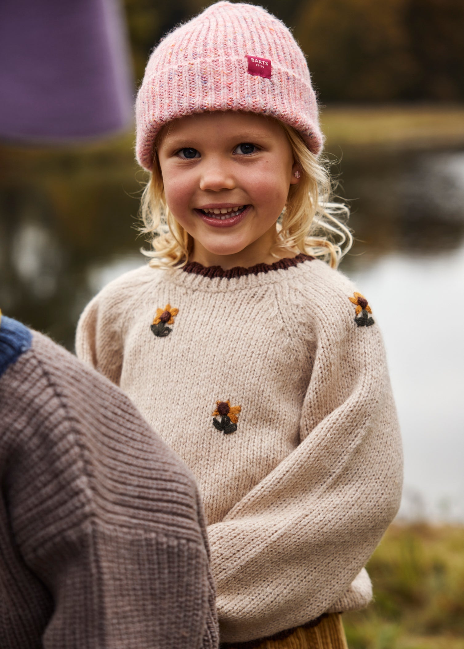 Kids Keeva Beanie pink - Model